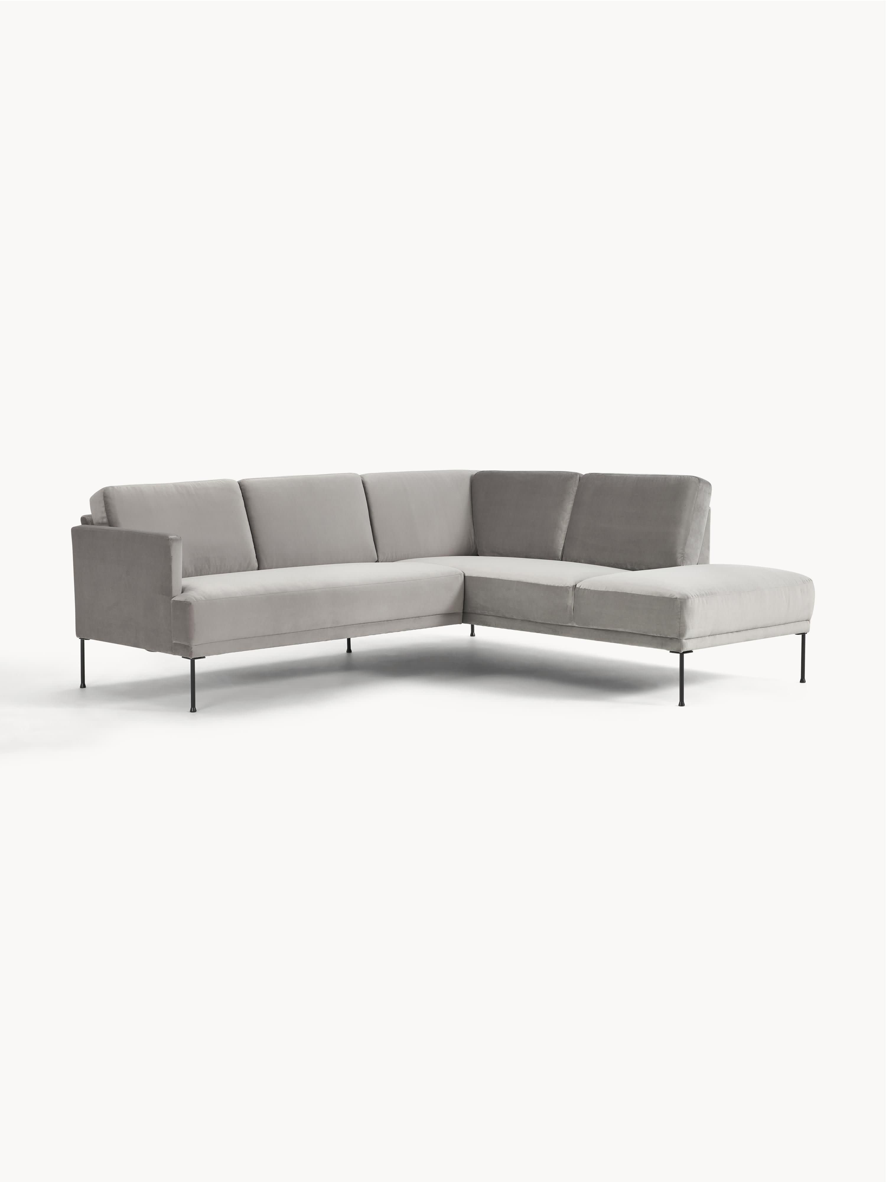 Samt-Ecksofa Fluente