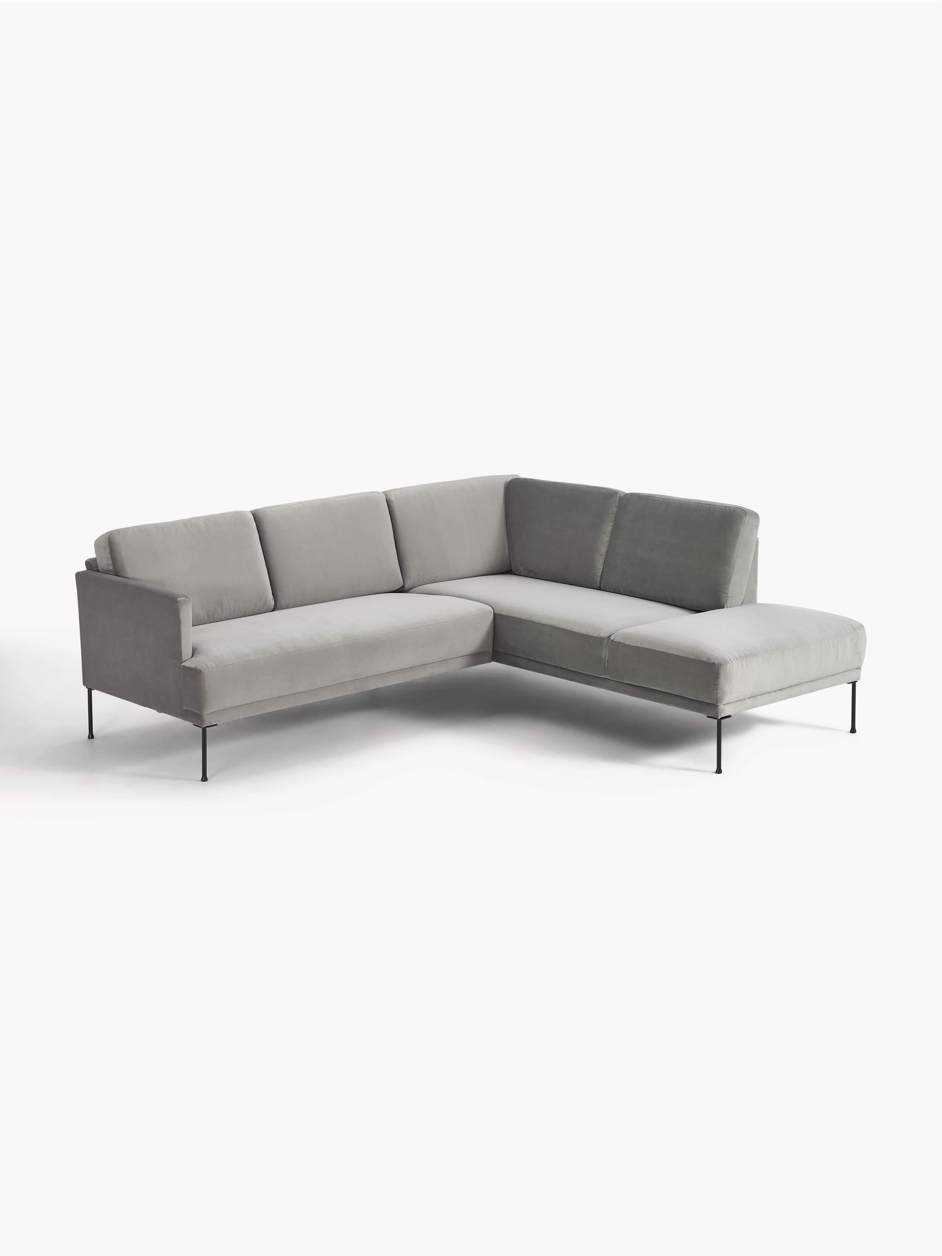 Samt-Ecksofa Fluente