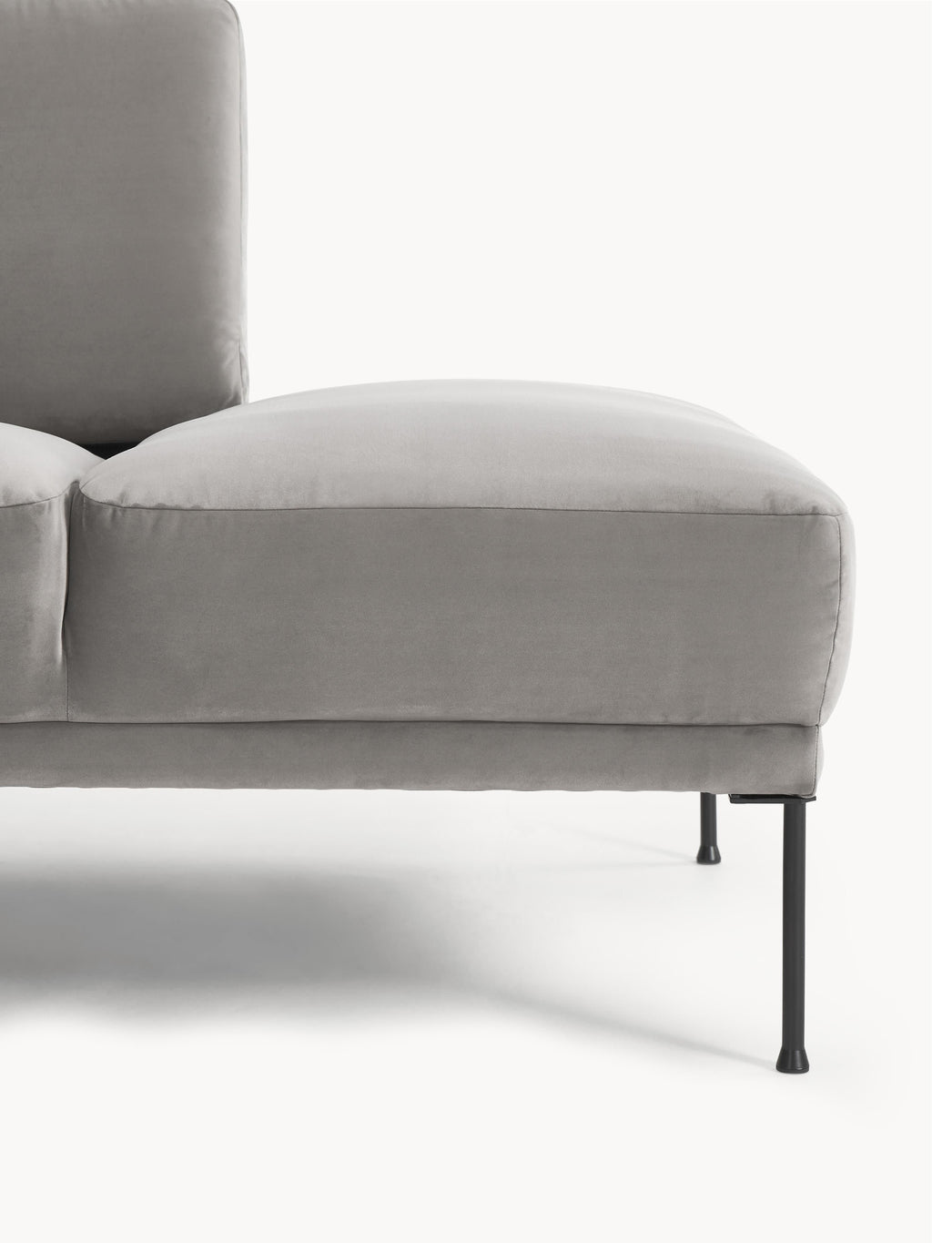 Samt-Ecksofa Fluente