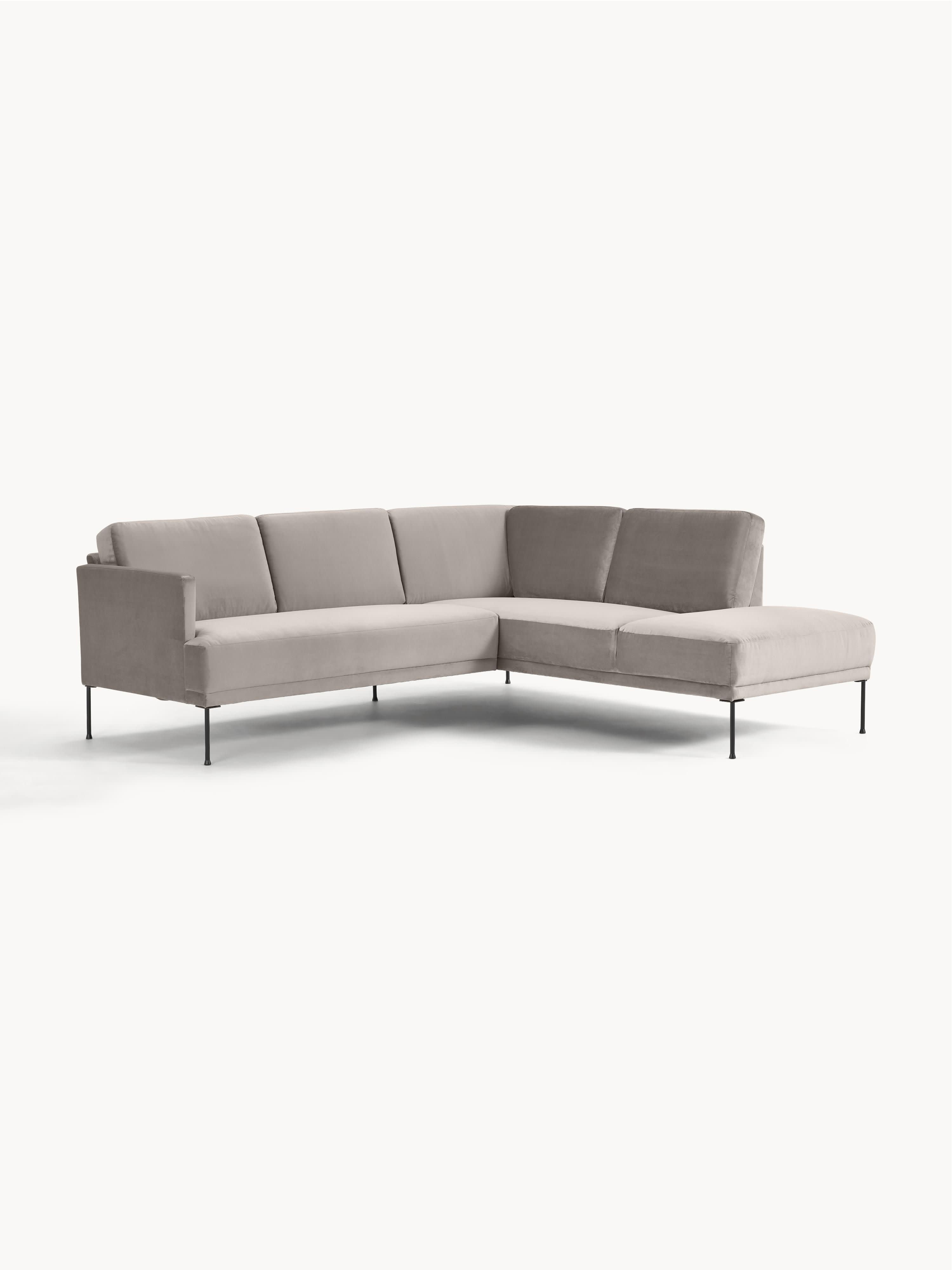 Samt-Ecksofa Fluente