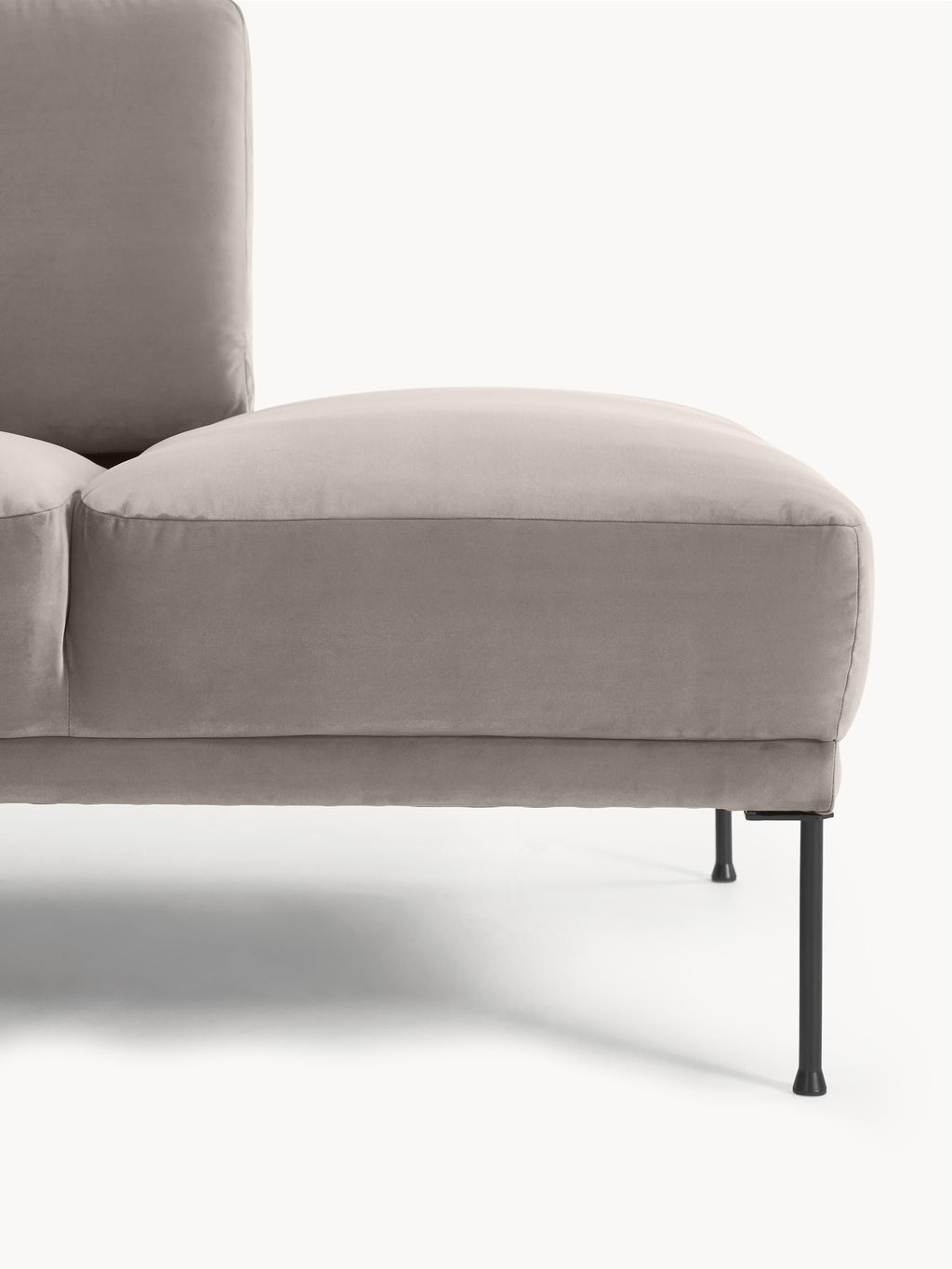 Samt-Ecksofa Fluente