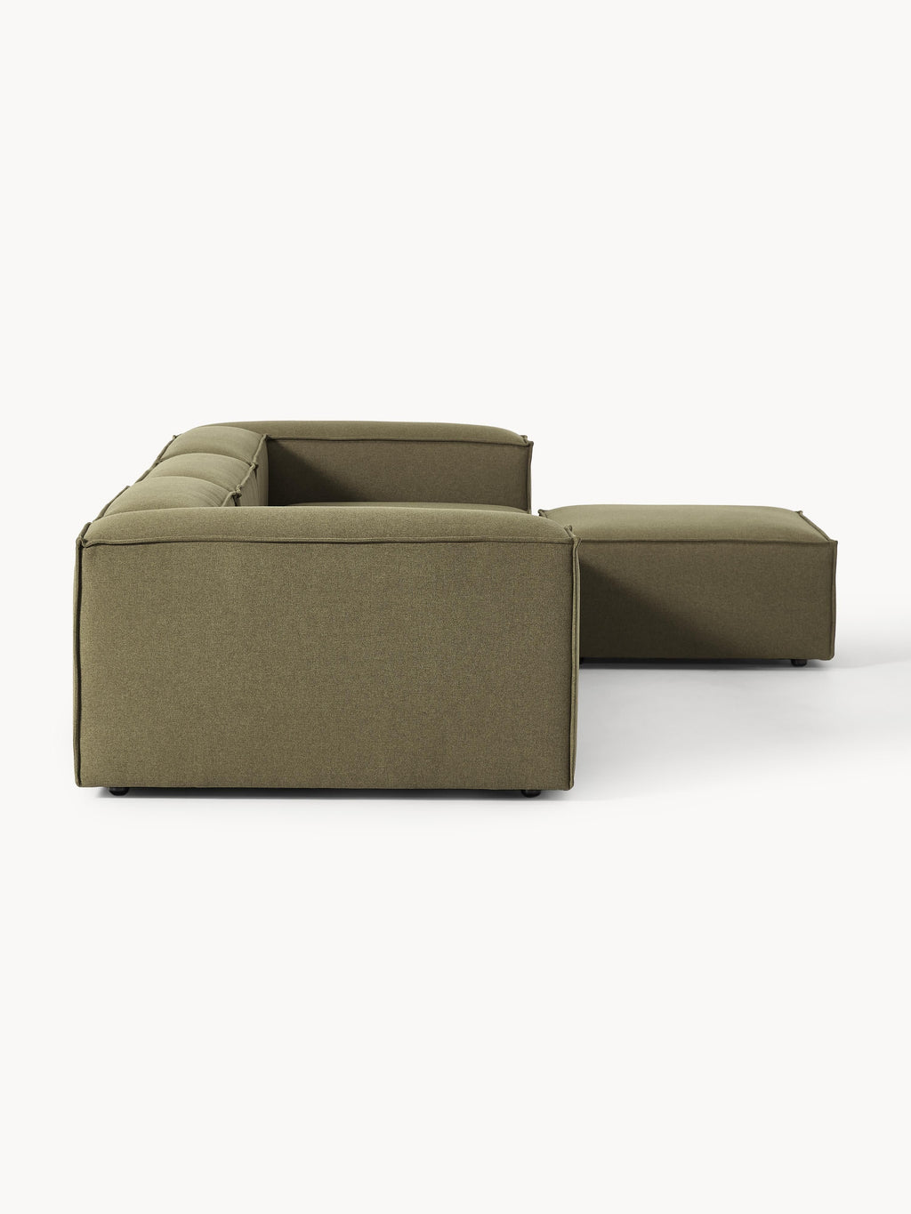 Modulares Sofa Lennon (4-Sitzer) mit Hocker (links/rechts)