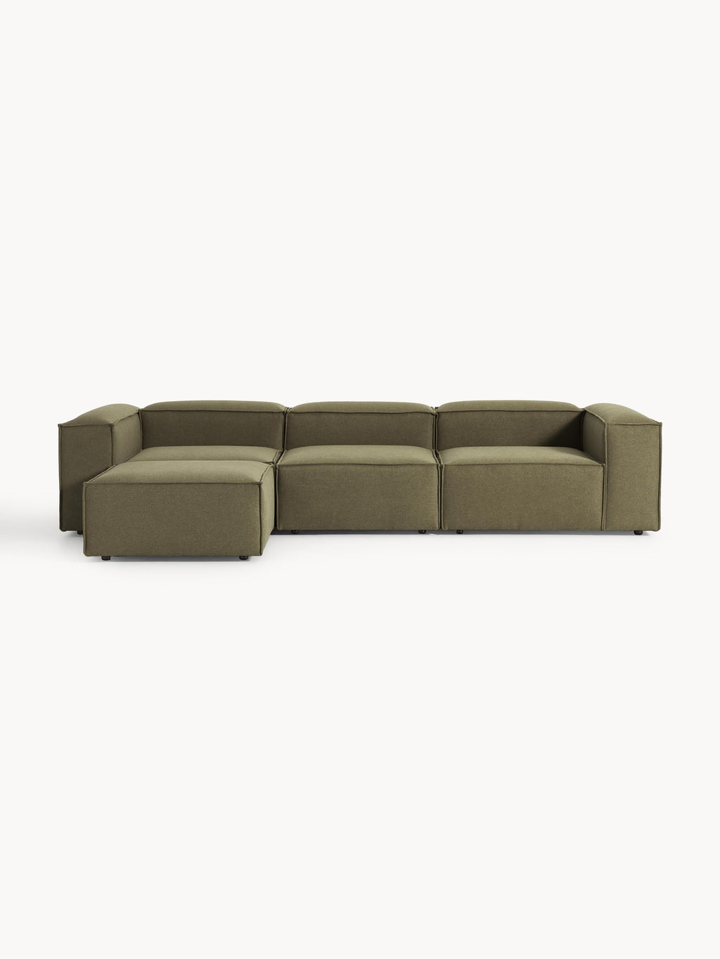 Modulares Sofa Lennon (4-Sitzer) mit Hocker (links/rechts)