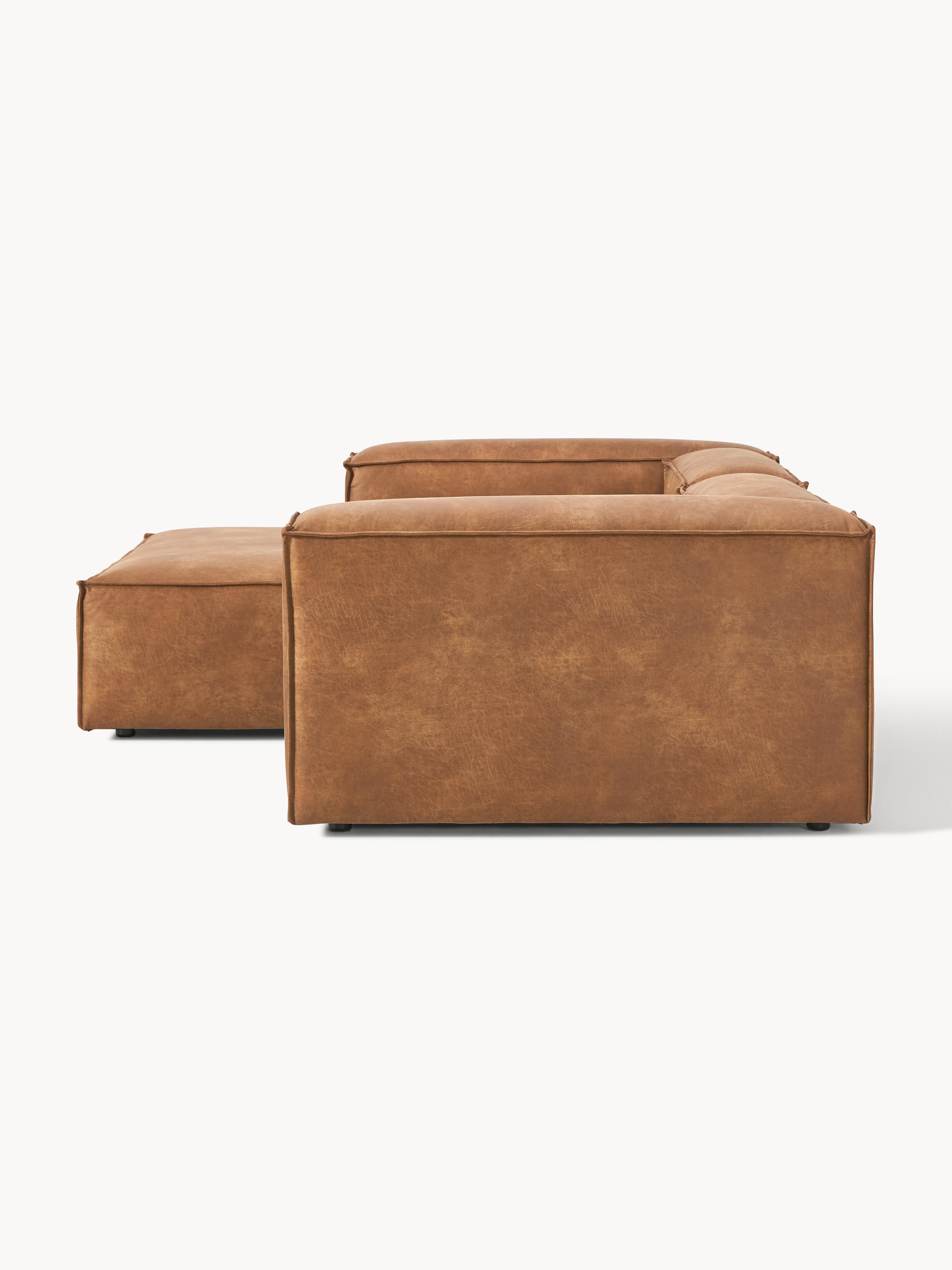 Modulares Ecksofa Lennon (2-Sitzer) aus Leder