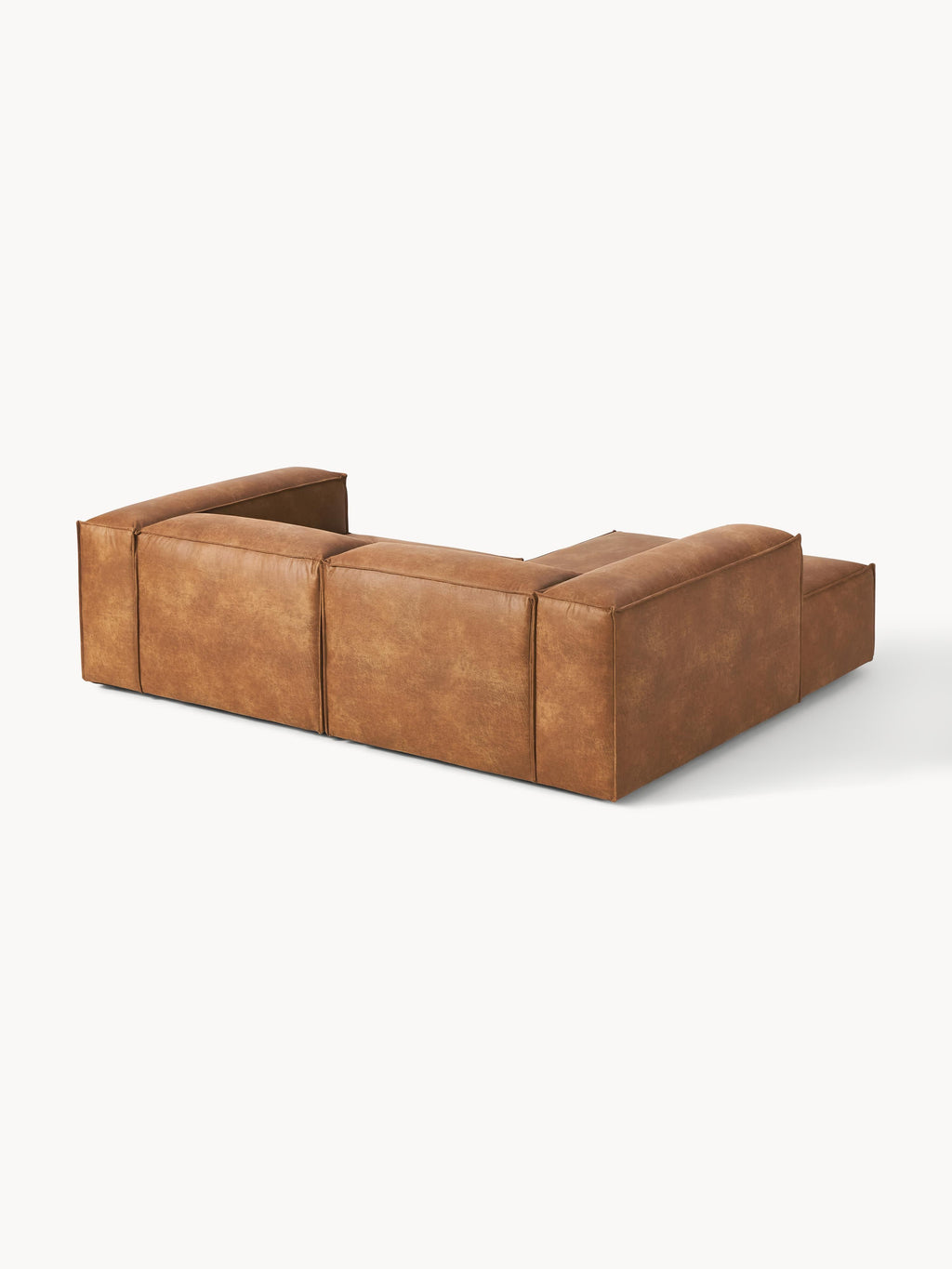 Modulares Ecksofa Lennon (2-Sitzer) aus Leder