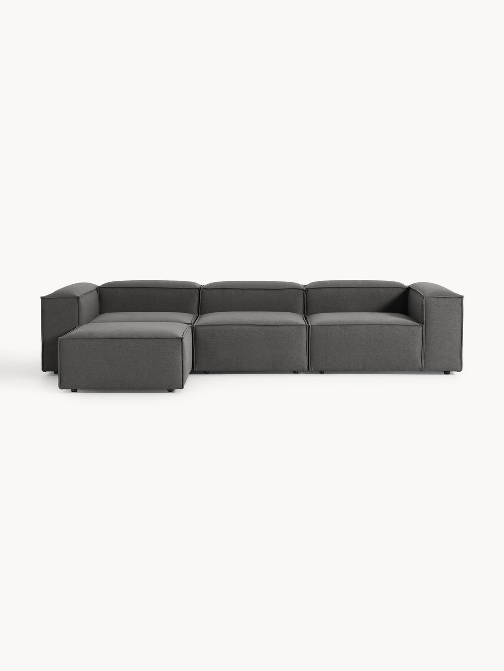 Modulares Sofa Lennon (4-Sitzer) mit Hocker (links/rechts)