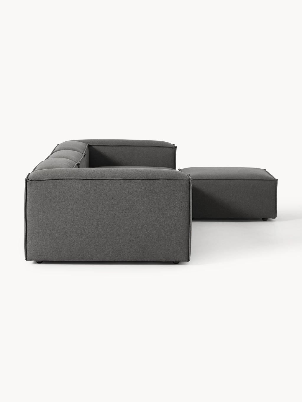 Modulares Sofa Lennon (4-Sitzer) mit Hocker (links/rechts)