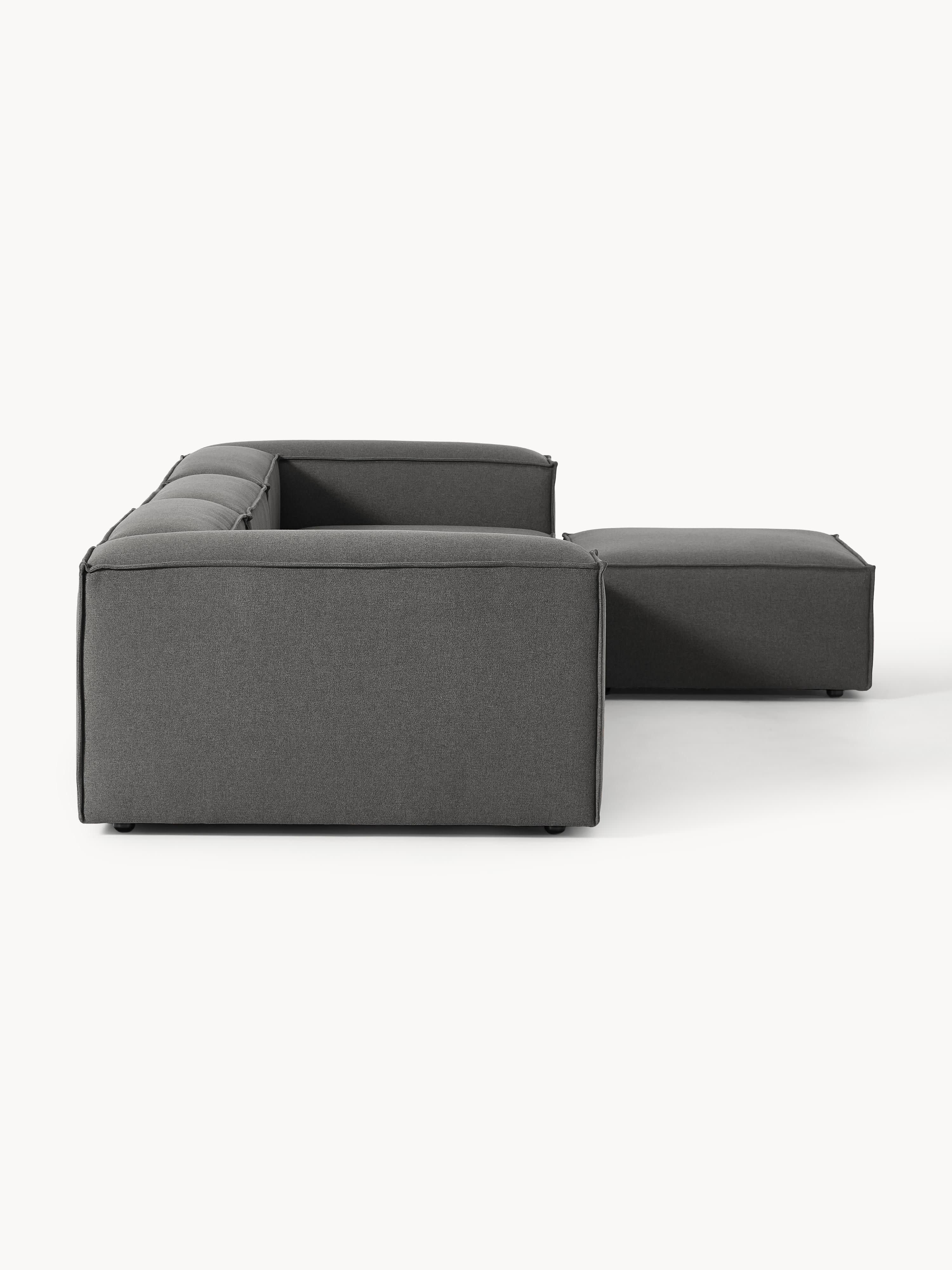 Modulares Sofa Lennon (4-Sitzer) mit Hocker (links/rechts)
