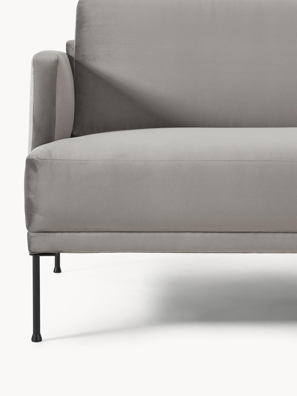 Samt-Sofa Fluente (3-Sitzer)