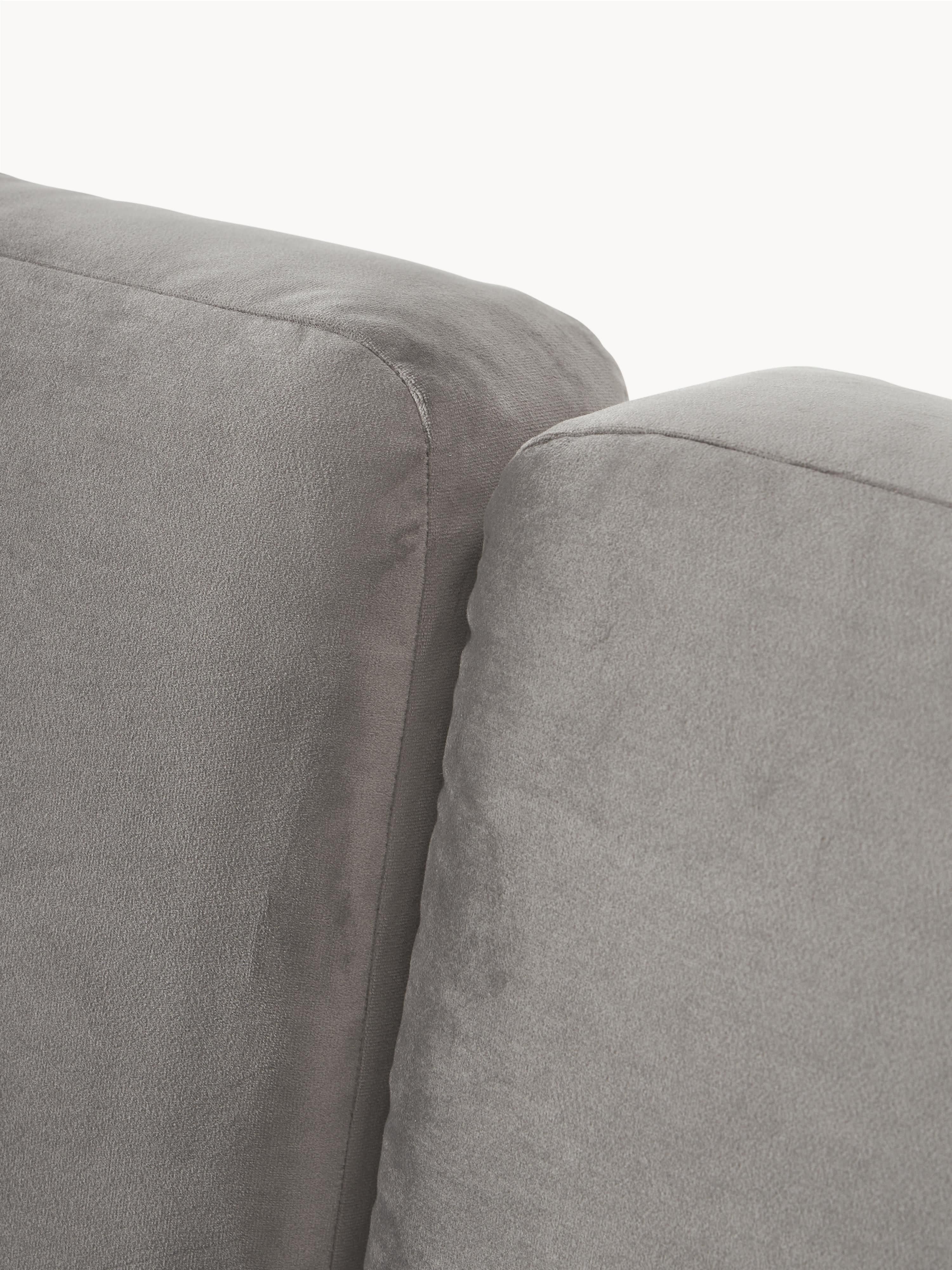 Samt-Sofa Fluente (3-Sitzer)
