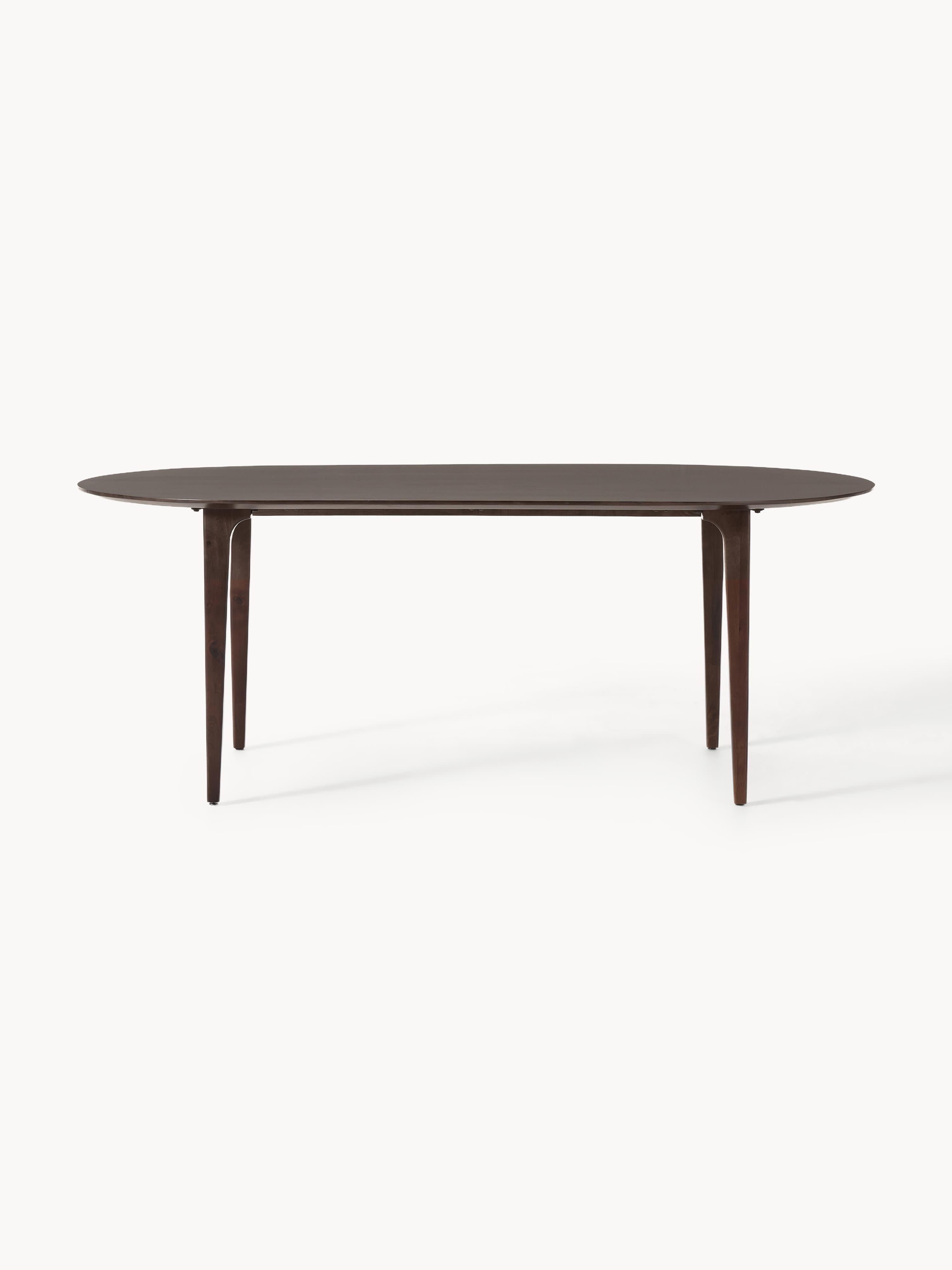 Ovaler Esstisch Archie aus Mangoholz, 200 x 100 cm