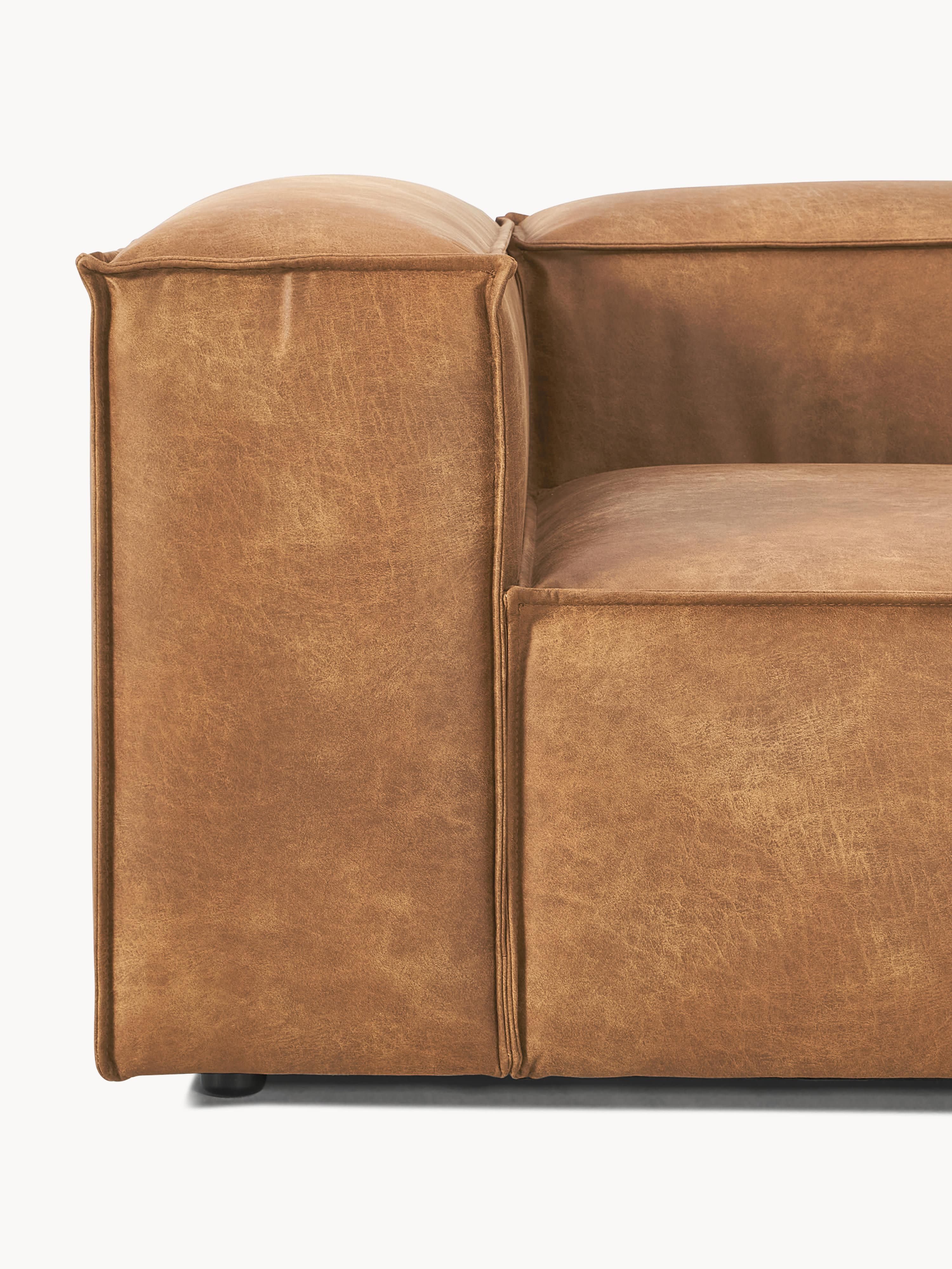 Modulares Sofa Lennon (4-Sitzer) aus Leder