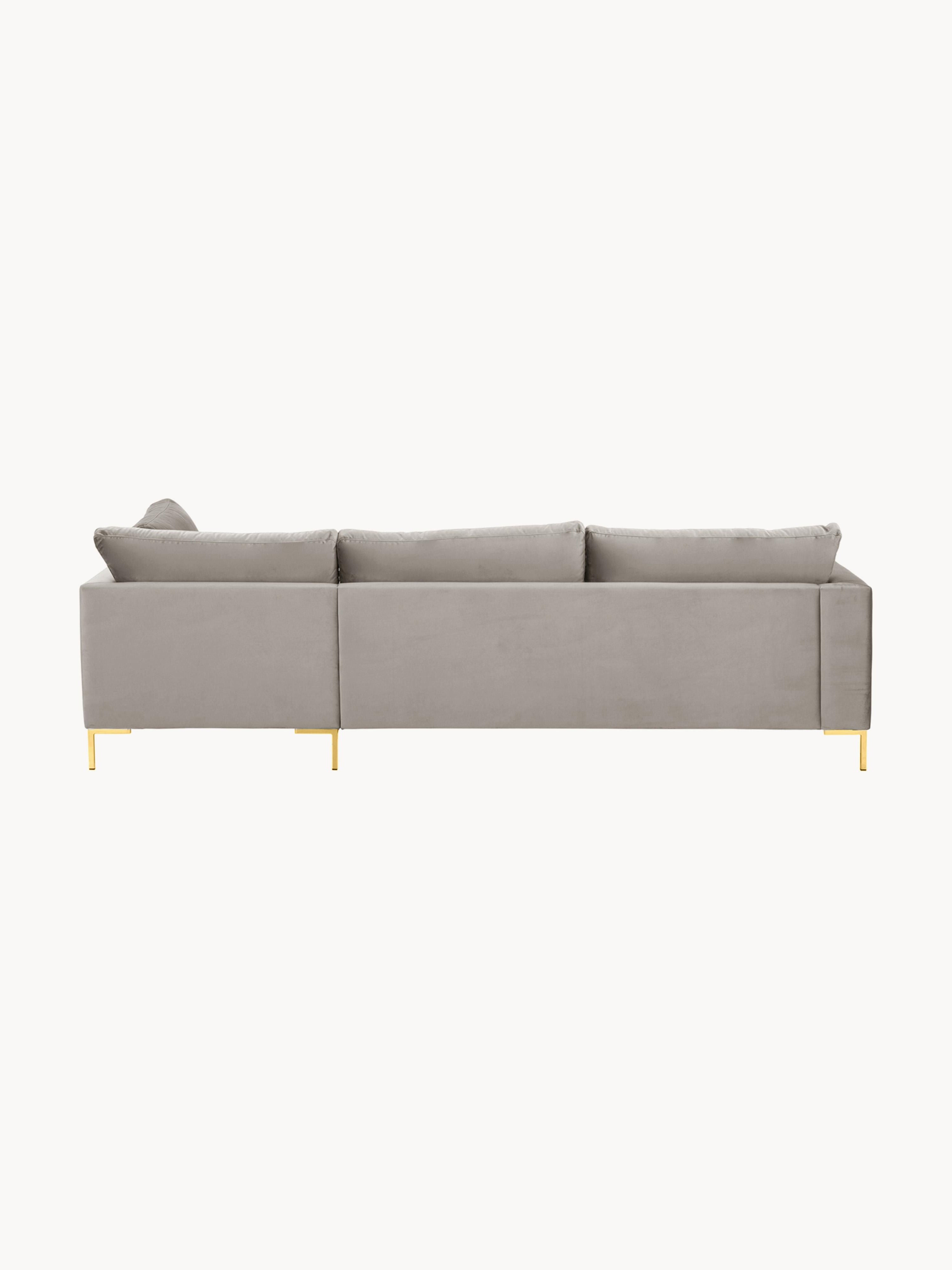 Samt-Ecksofa Luna