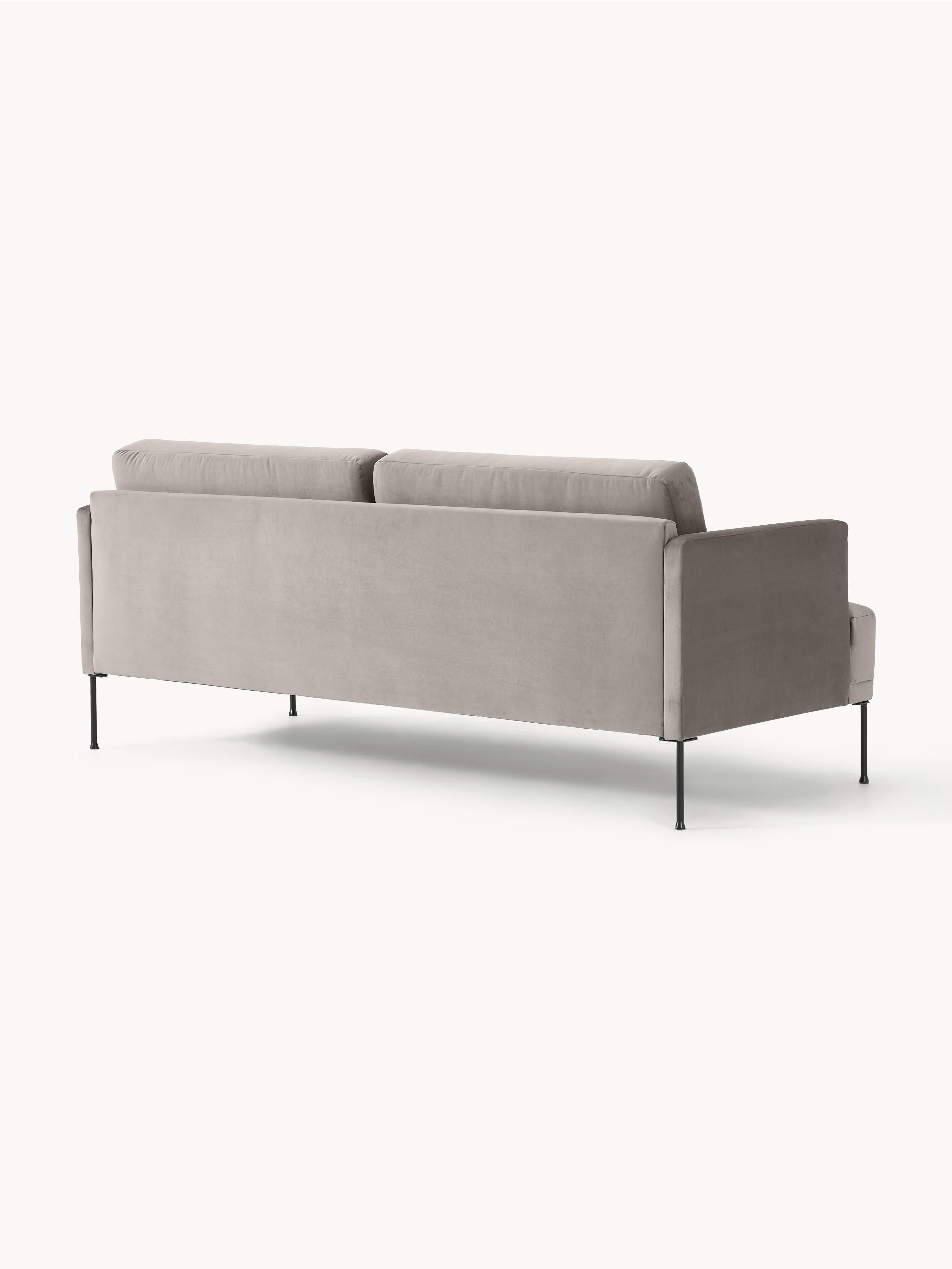 Samt-Sofa Fluente (3-Sitzer)