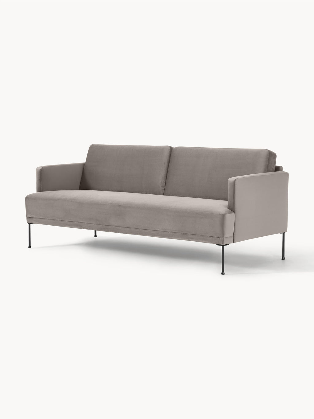Samt-Sofa Fluente (3-Sitzer)