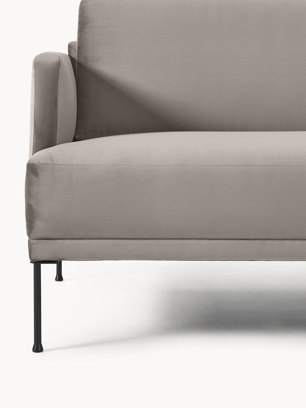 Samt-Sofa Fluente (3-Sitzer)