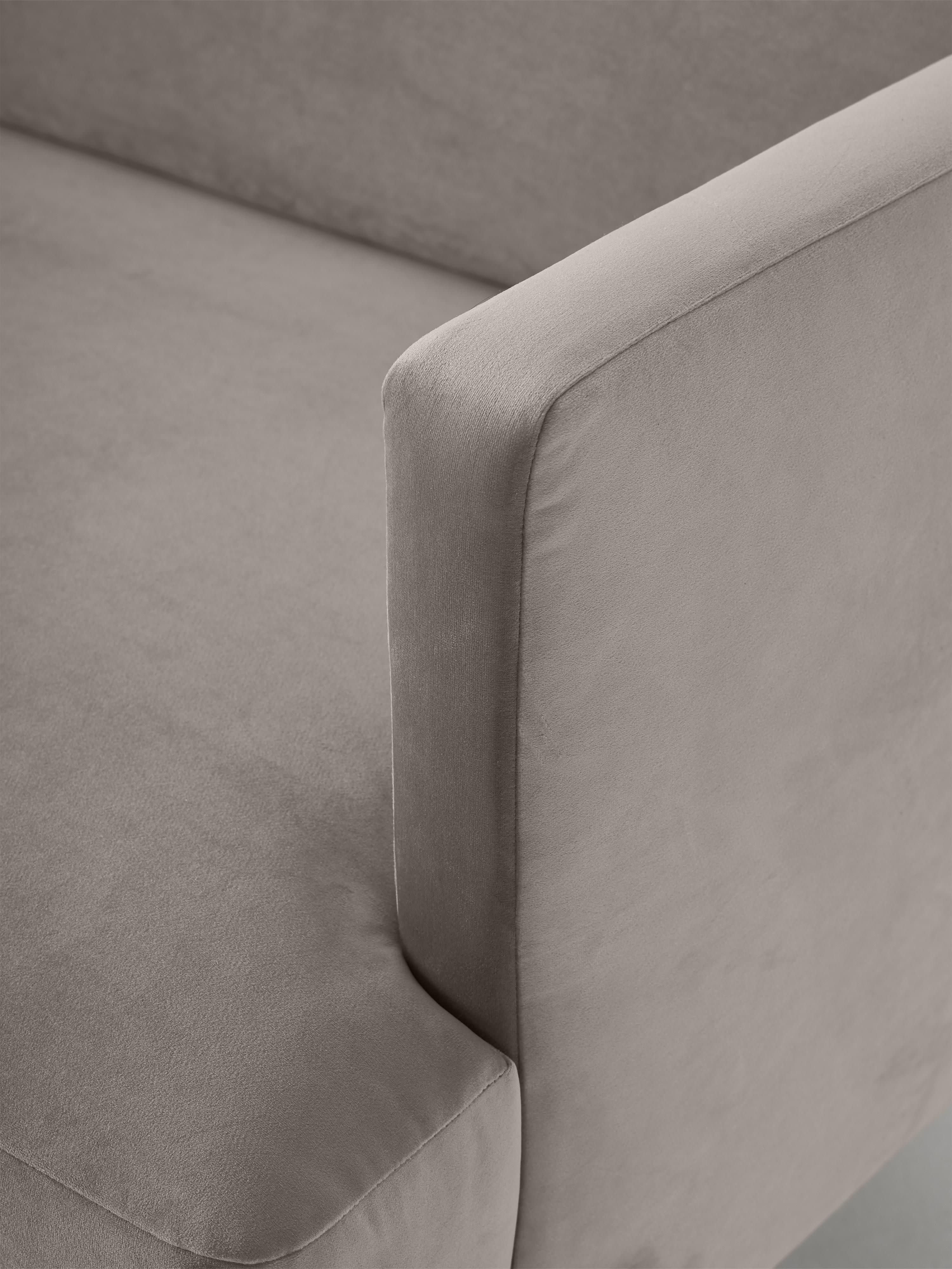 Samt-Sofa Fluente (3-Sitzer)