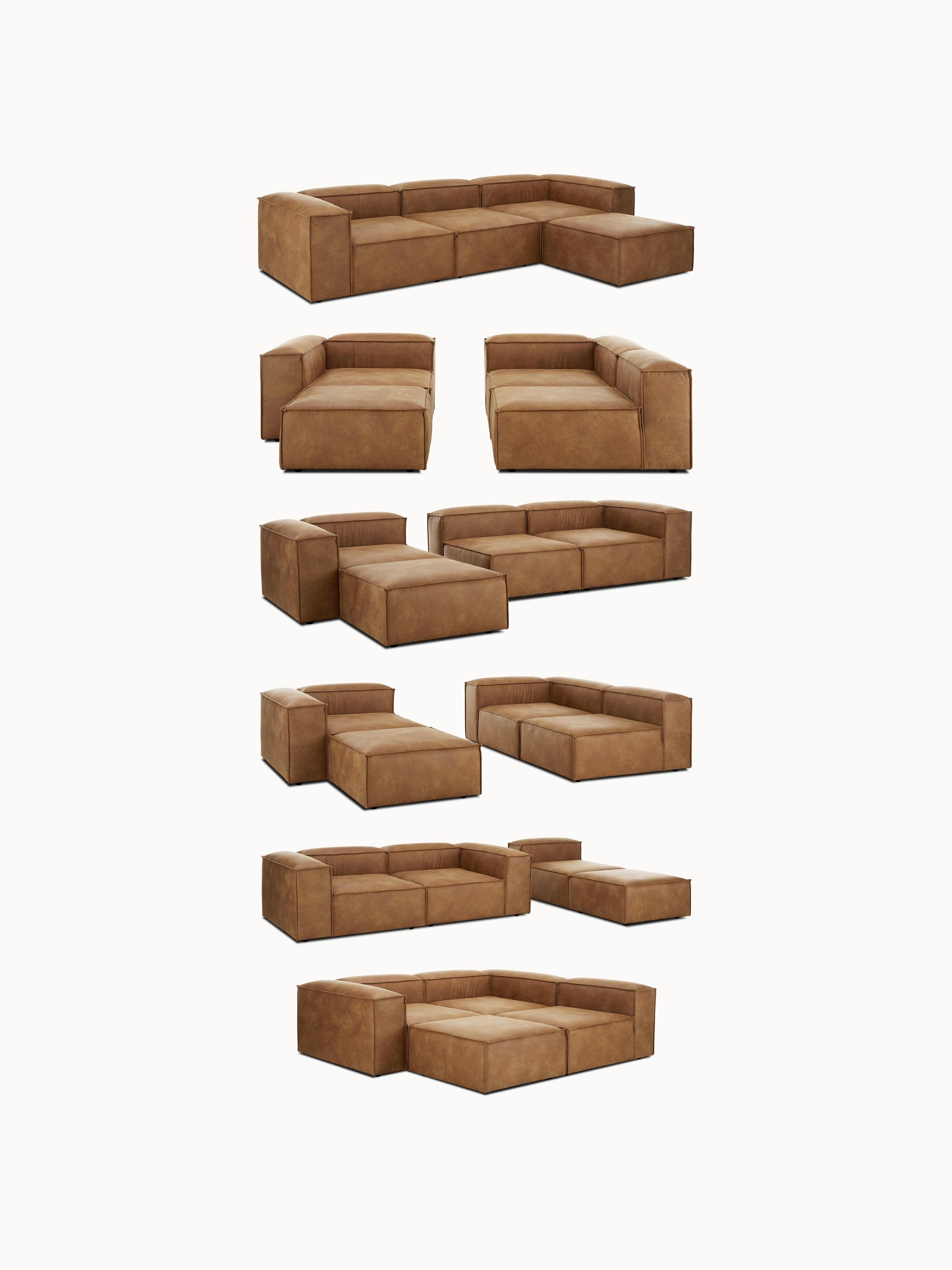 Sofa-Hocker Lennon aus Leder