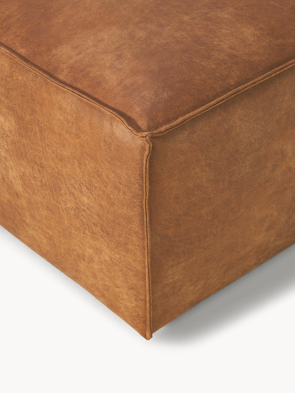 Sofa-Hocker Lennon aus Leder