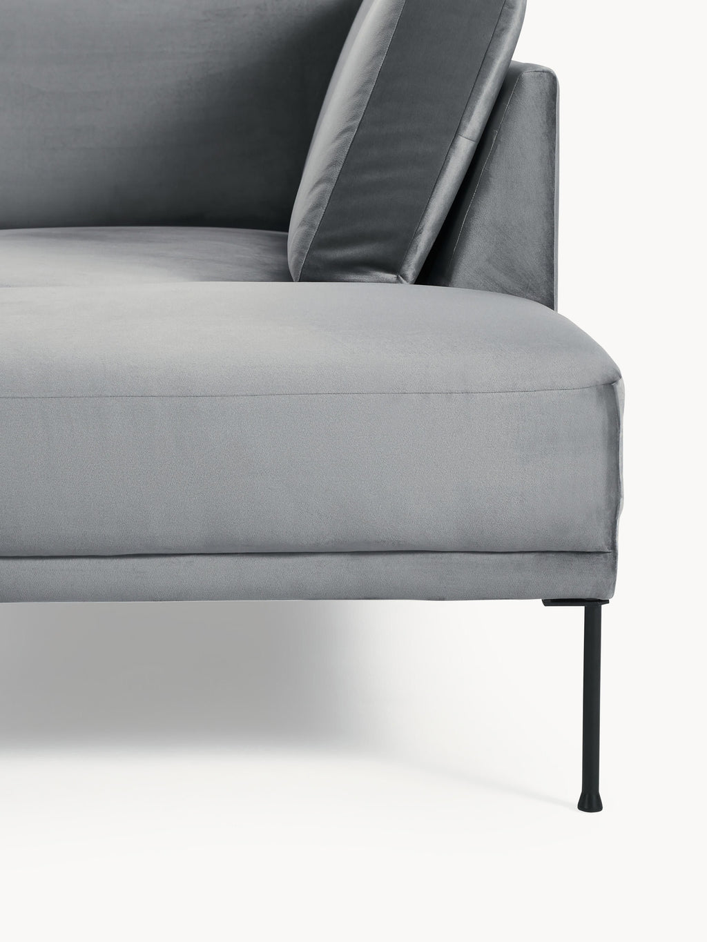 Samt-Ecksofa Fluente