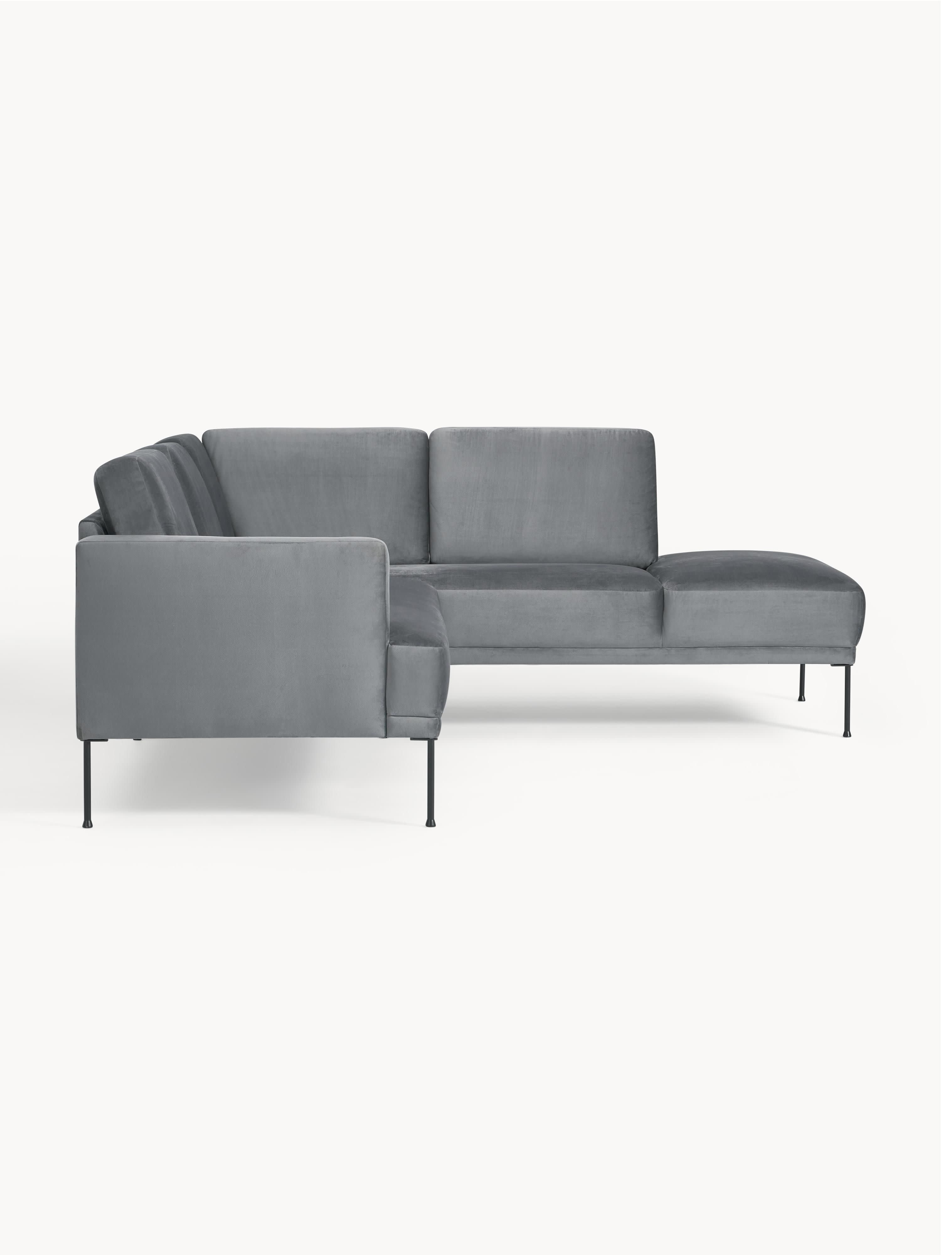 Samt-Ecksofa Fluente