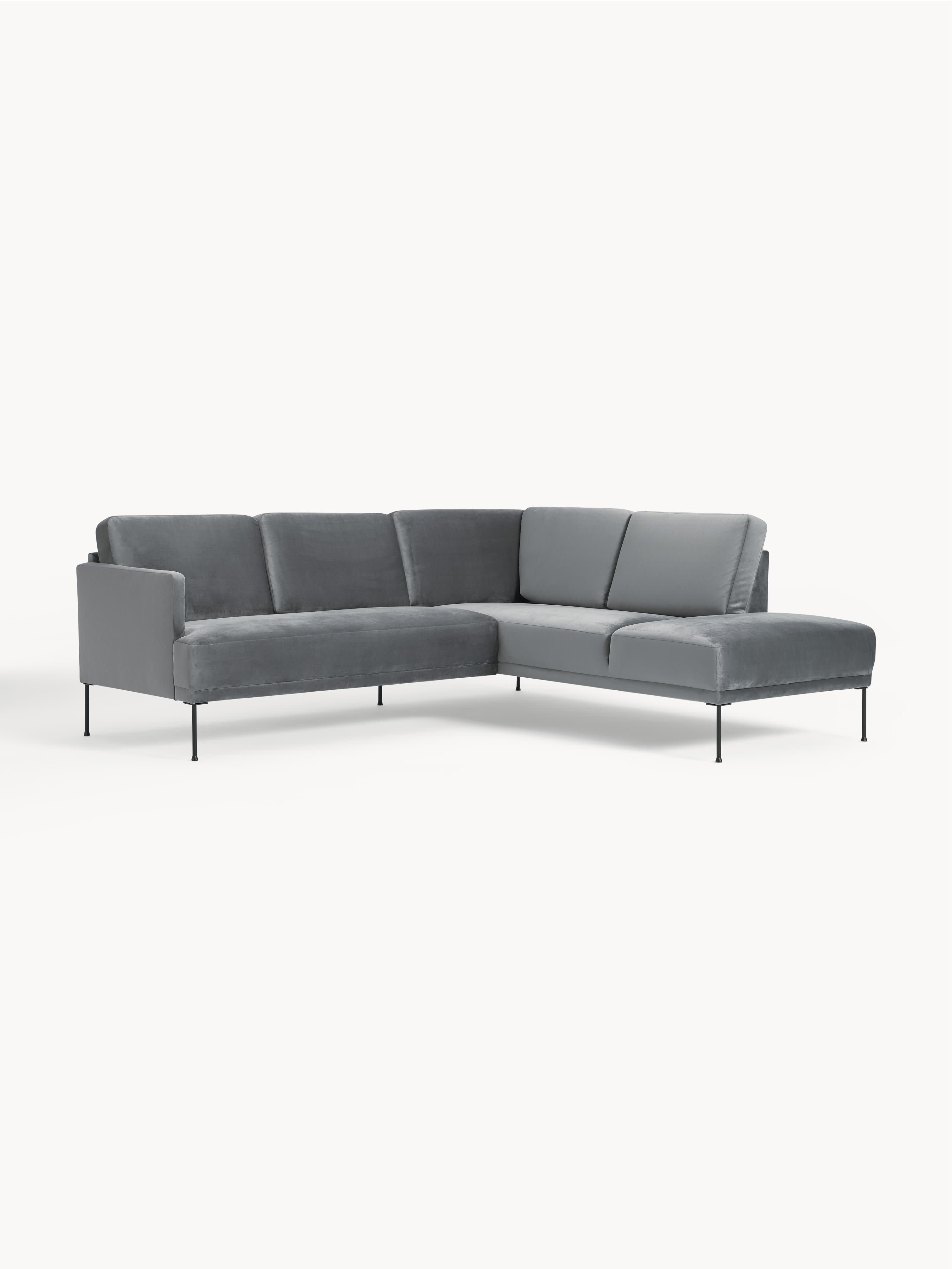 Samt-Ecksofa Fluente