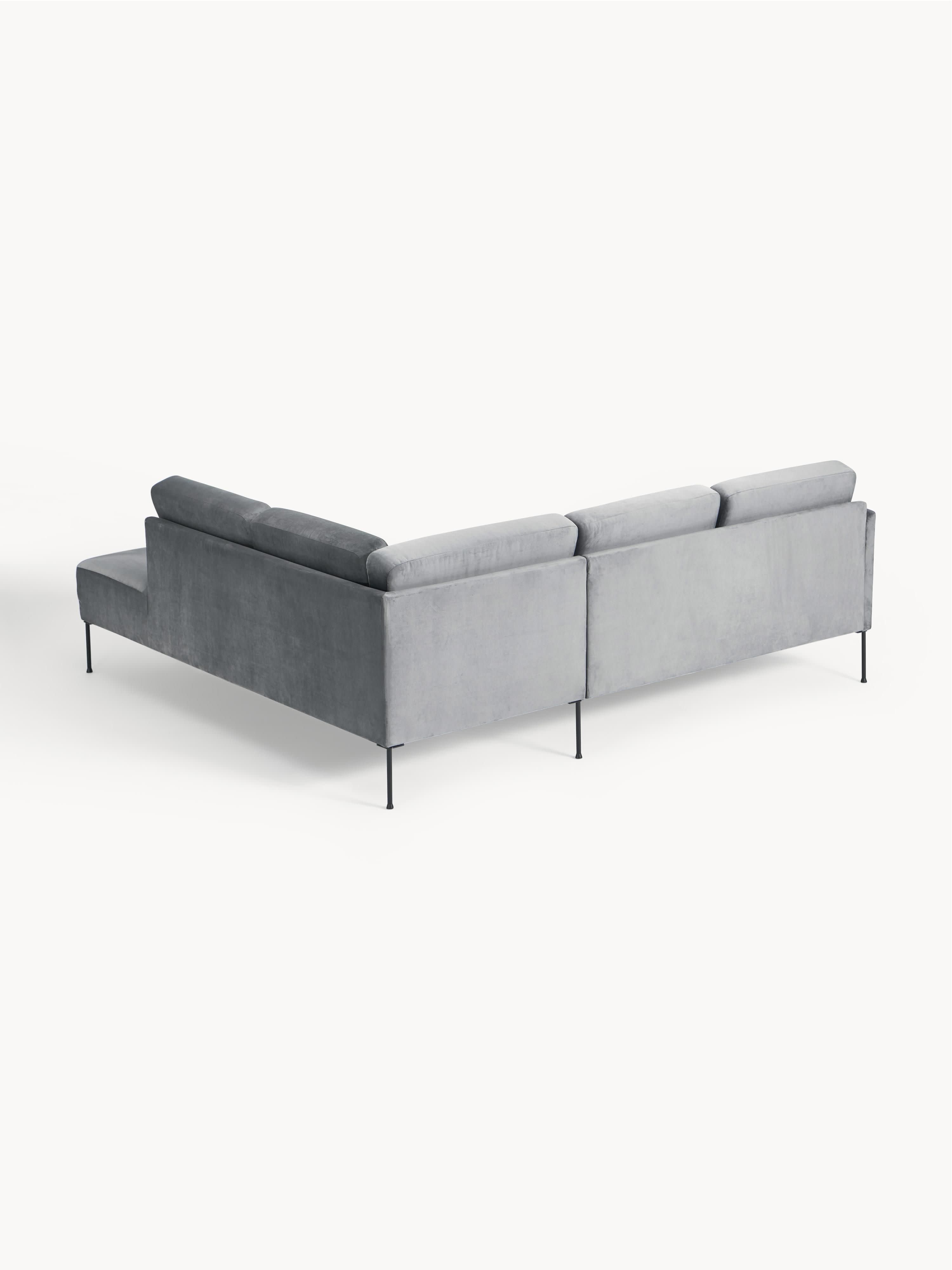 Samt-Ecksofa Fluente