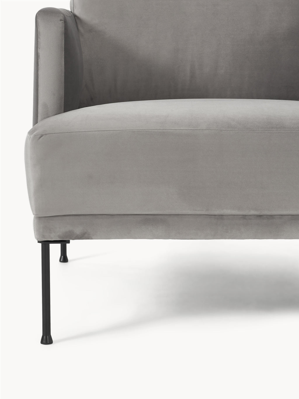 Samt-Sessel Fluente