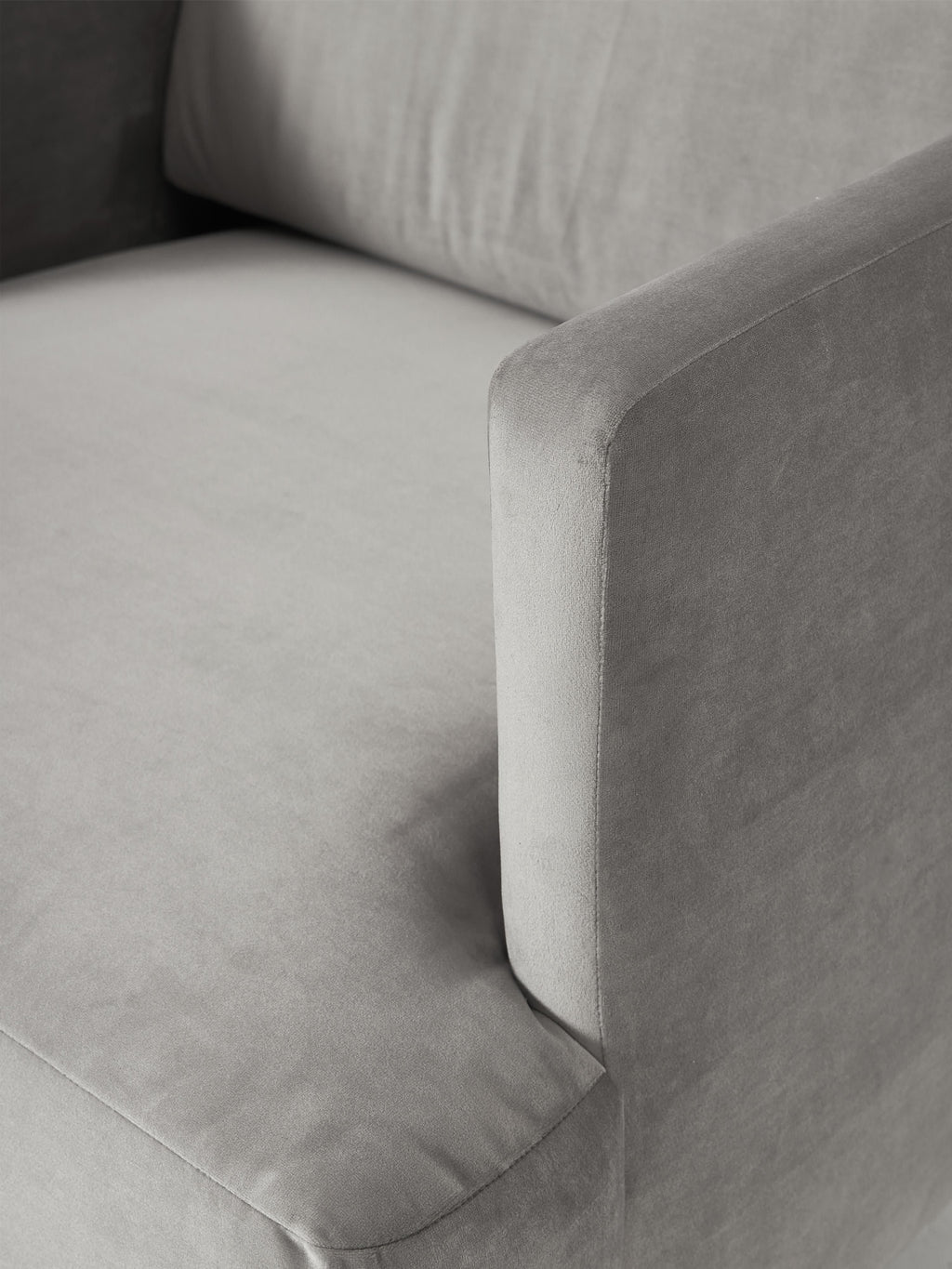 Samt-Sessel Fluente