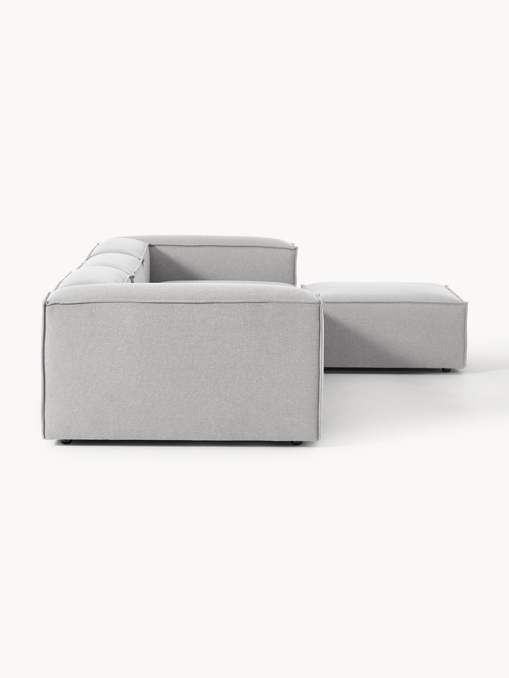 Modulares Sofa Lennon (4-Sitzer) mit Hocker (links/rechts)