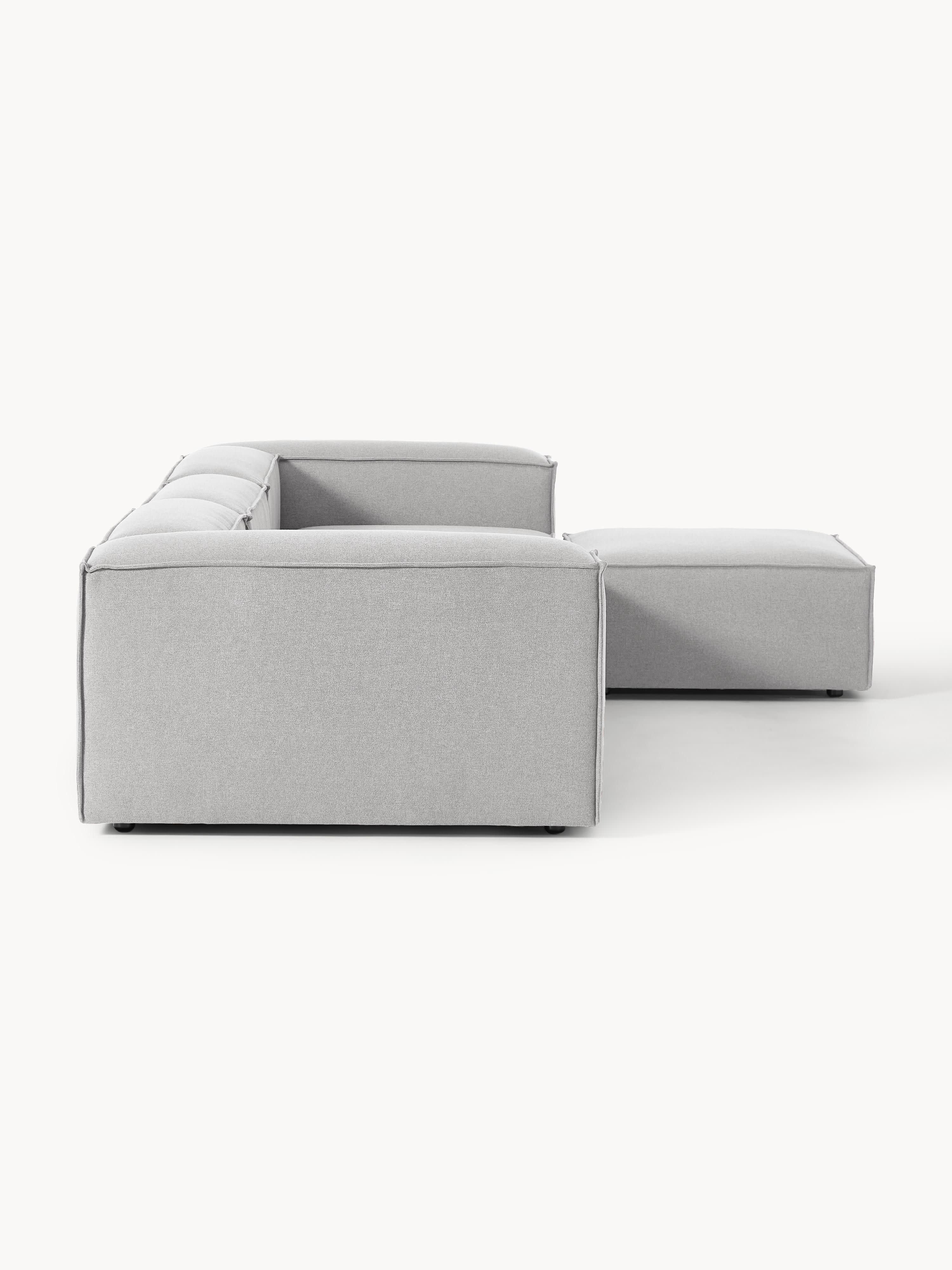 Modulares Sofa Lennon (4-Sitzer) mit Hocker (links/rechts)