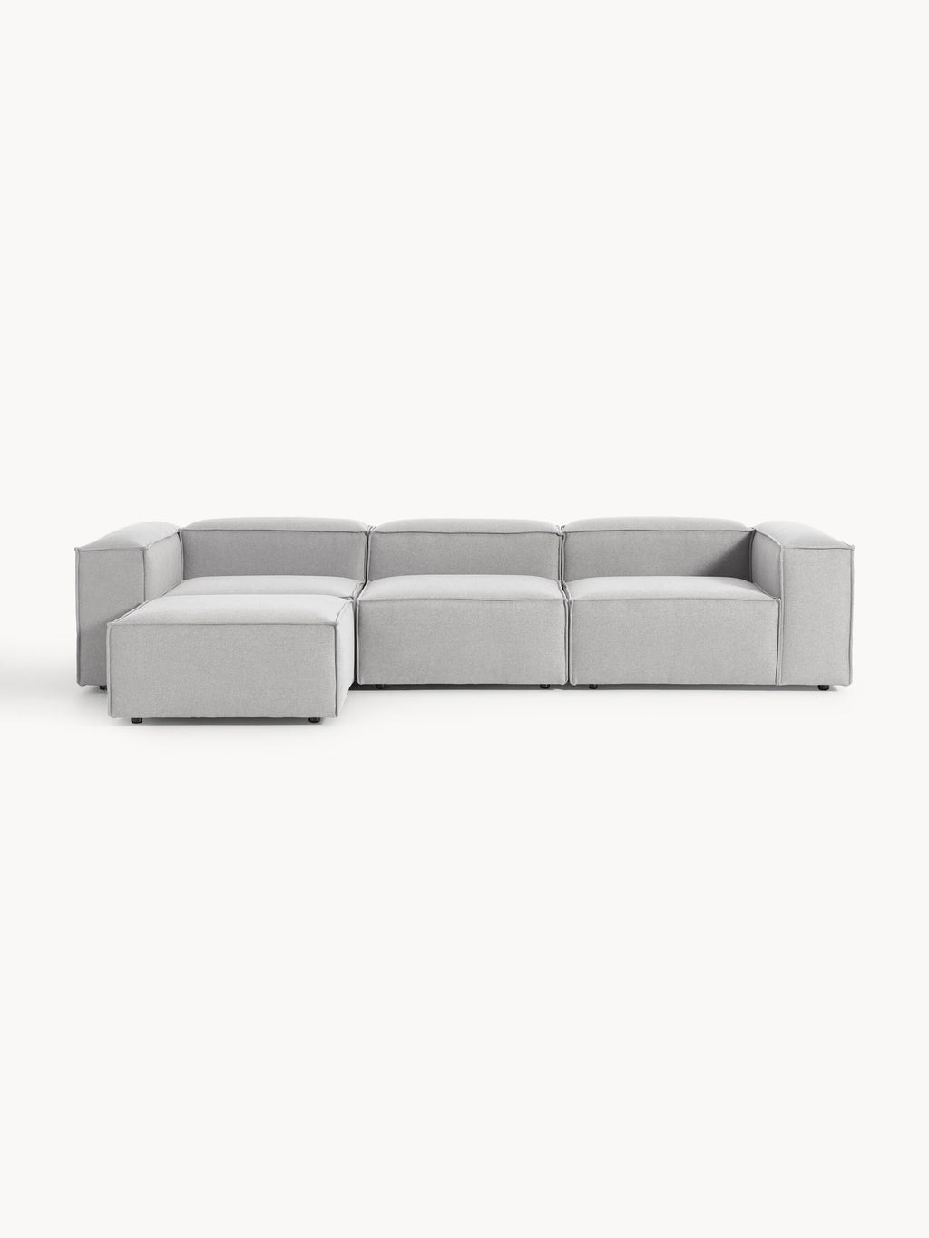 Modulares Sofa Lennon (4-Sitzer) mit Hocker (links/rechts)