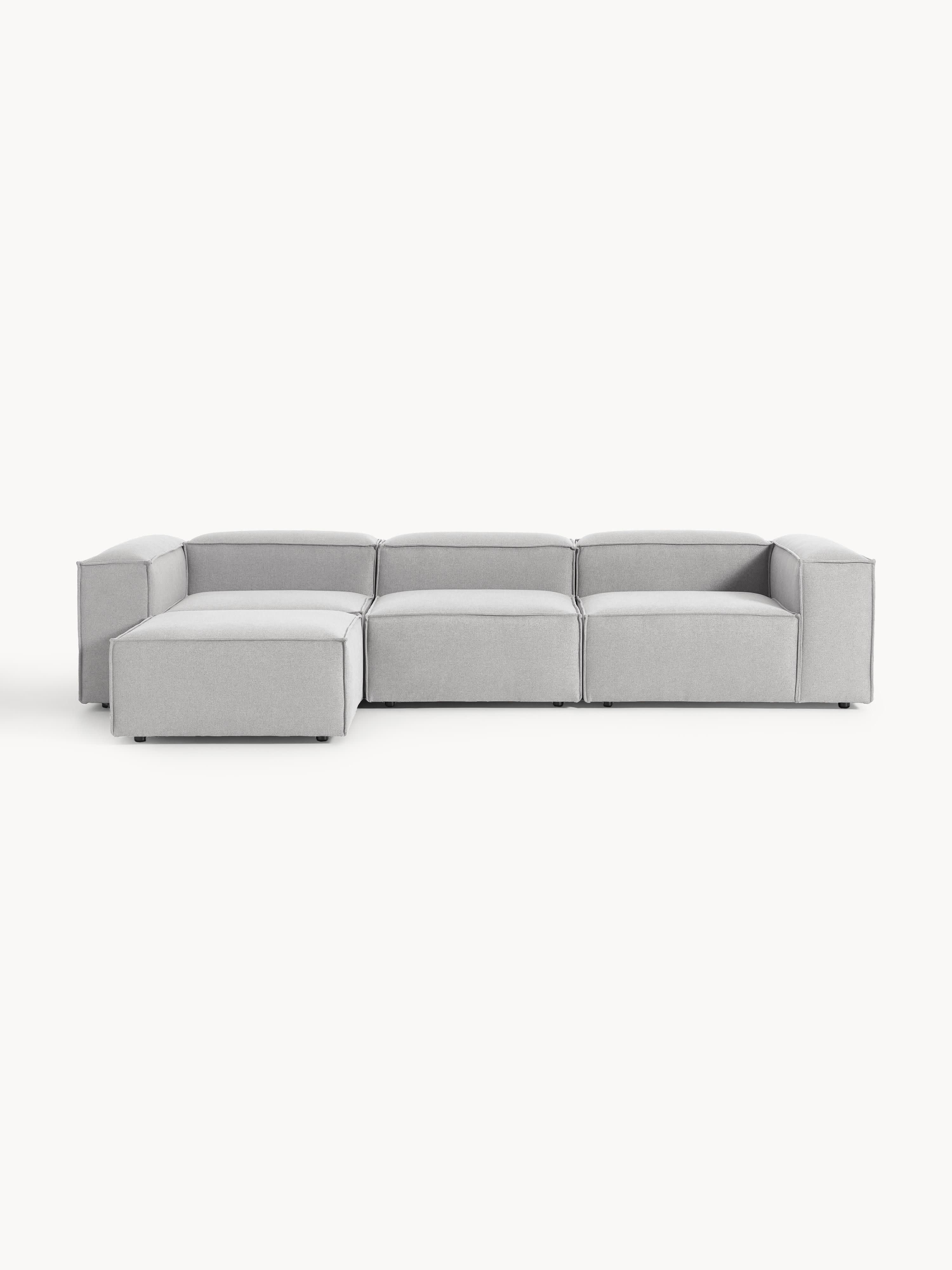 Modulares Sofa Lennon (4-Sitzer) mit Hocker (links/rechts)