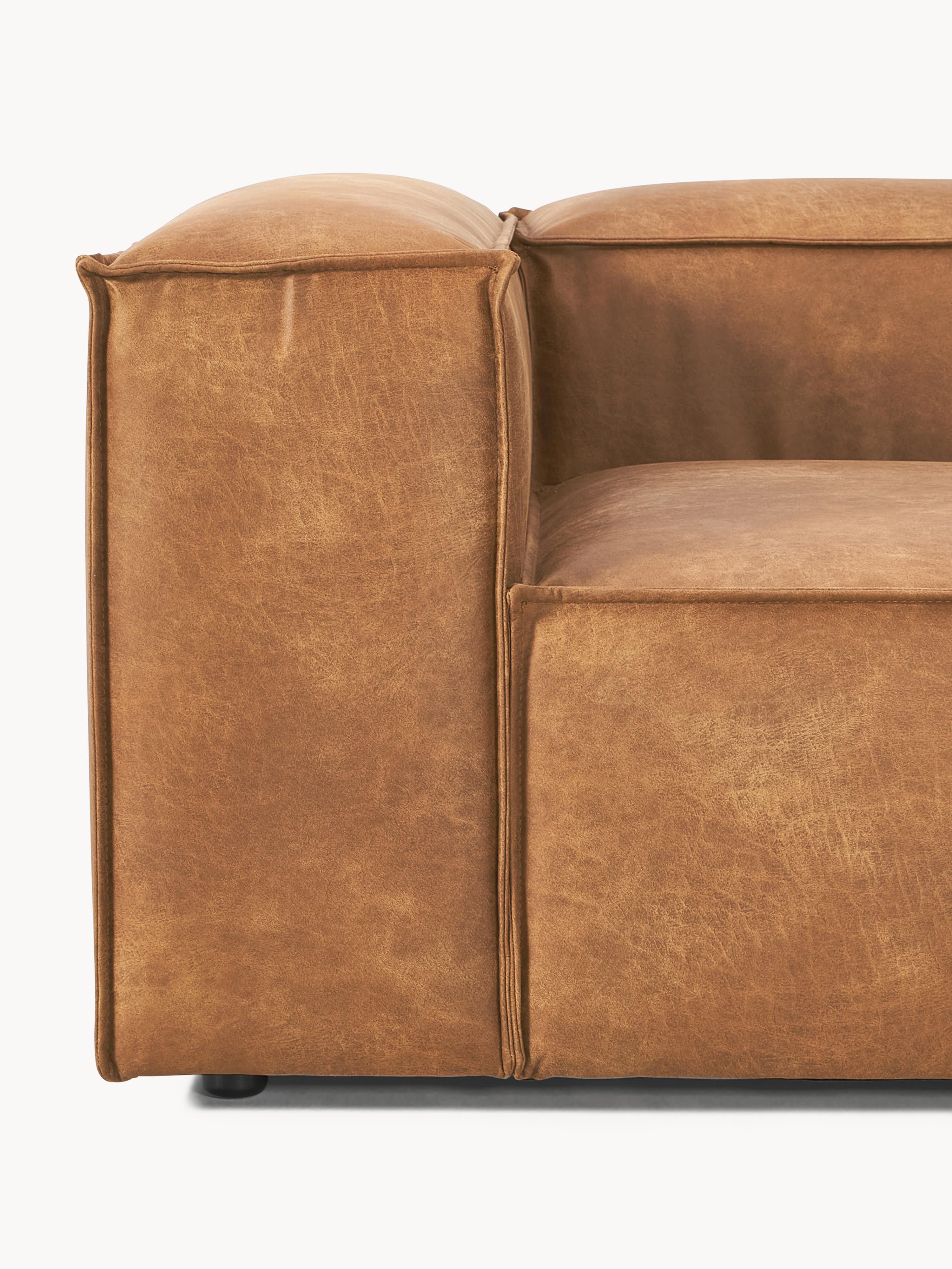 Modulares Sofa Lennon (3-Sitzer) aus Leder