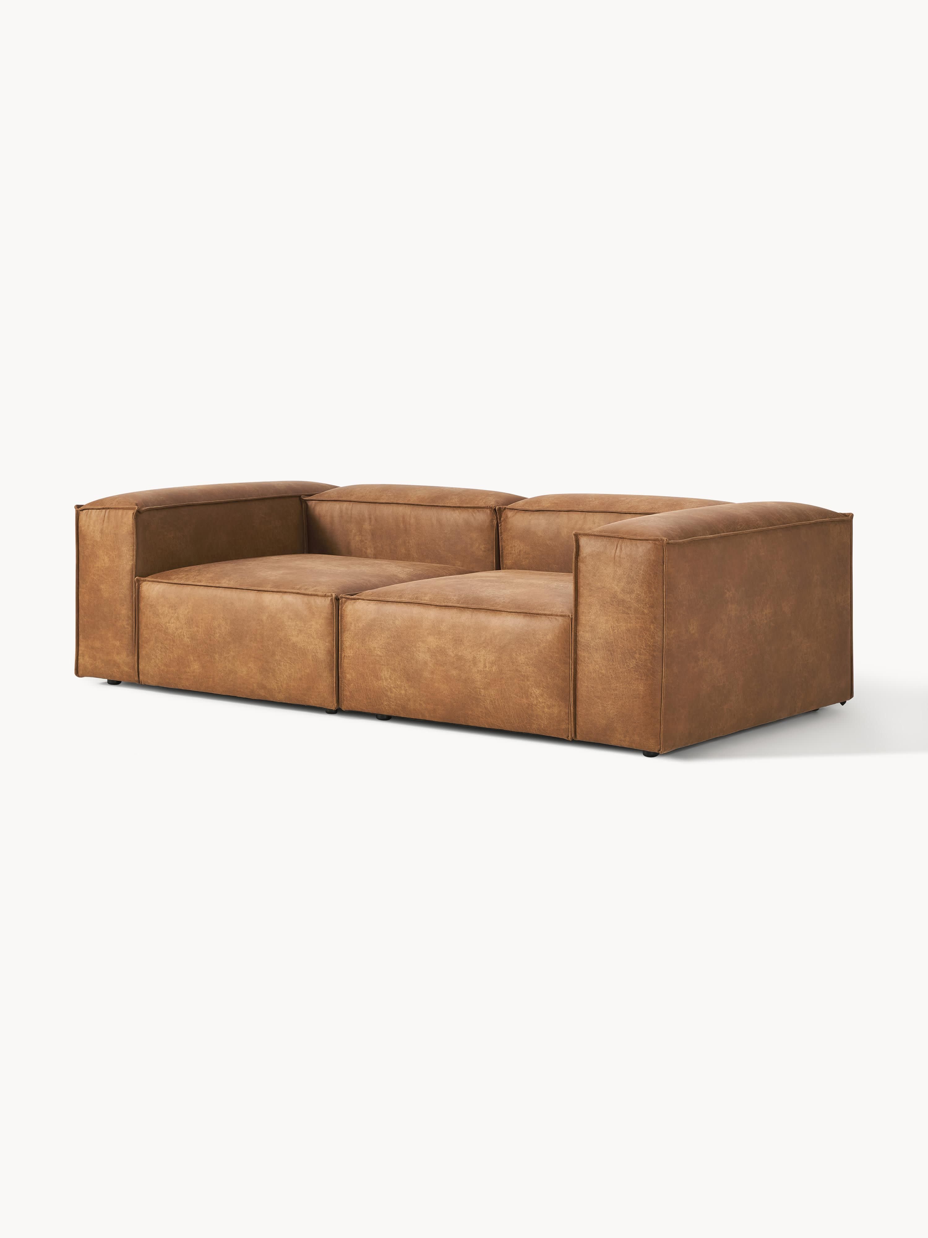 Modulares Sofa Lennon (3-Sitzer) aus Leder