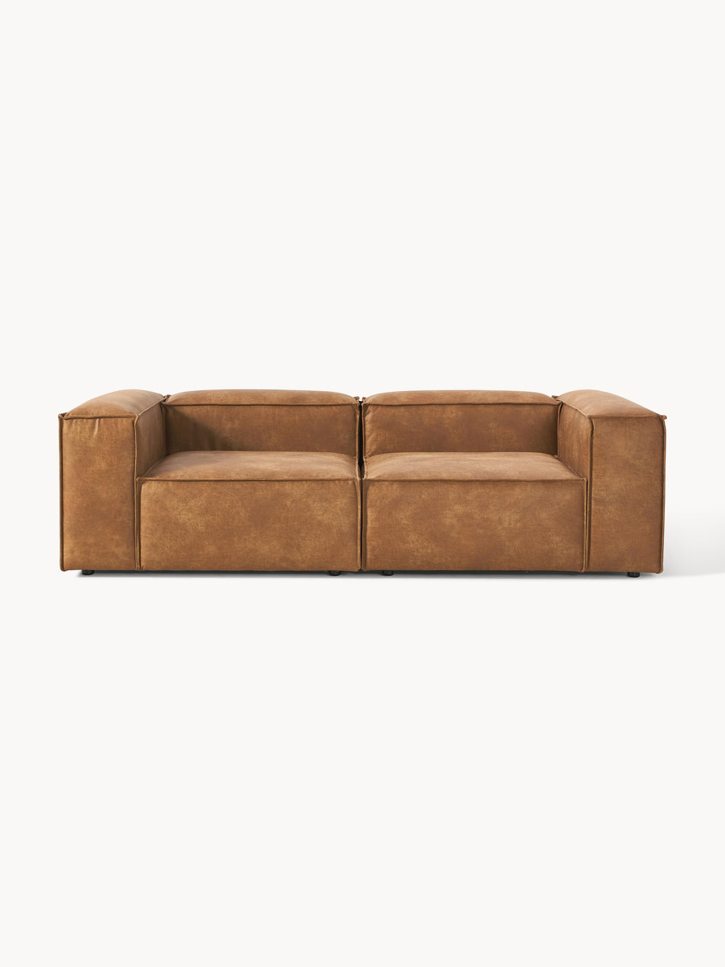 Galeriebild 1 - Modulares Sofa Lennon (3-Sitzer) aus Leder