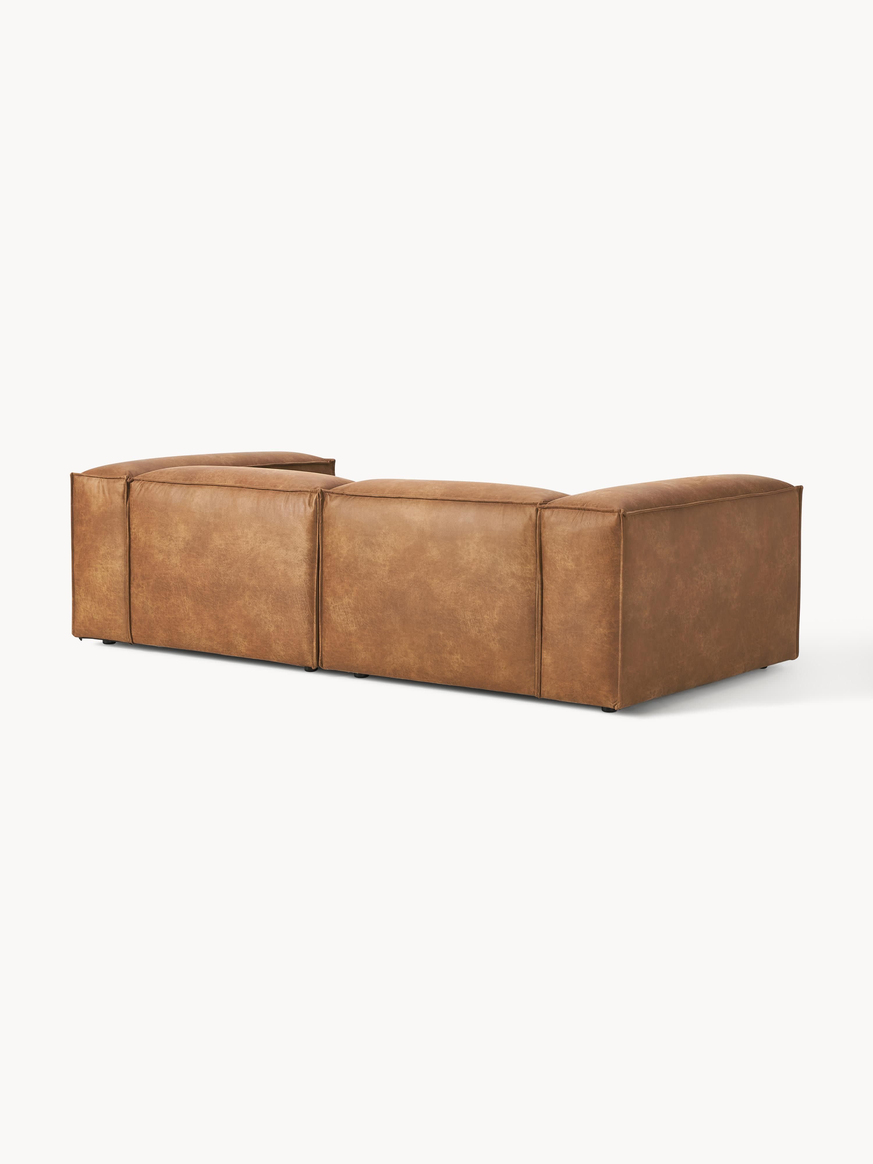 Modulares Sofa Lennon (3-Sitzer) aus Leder