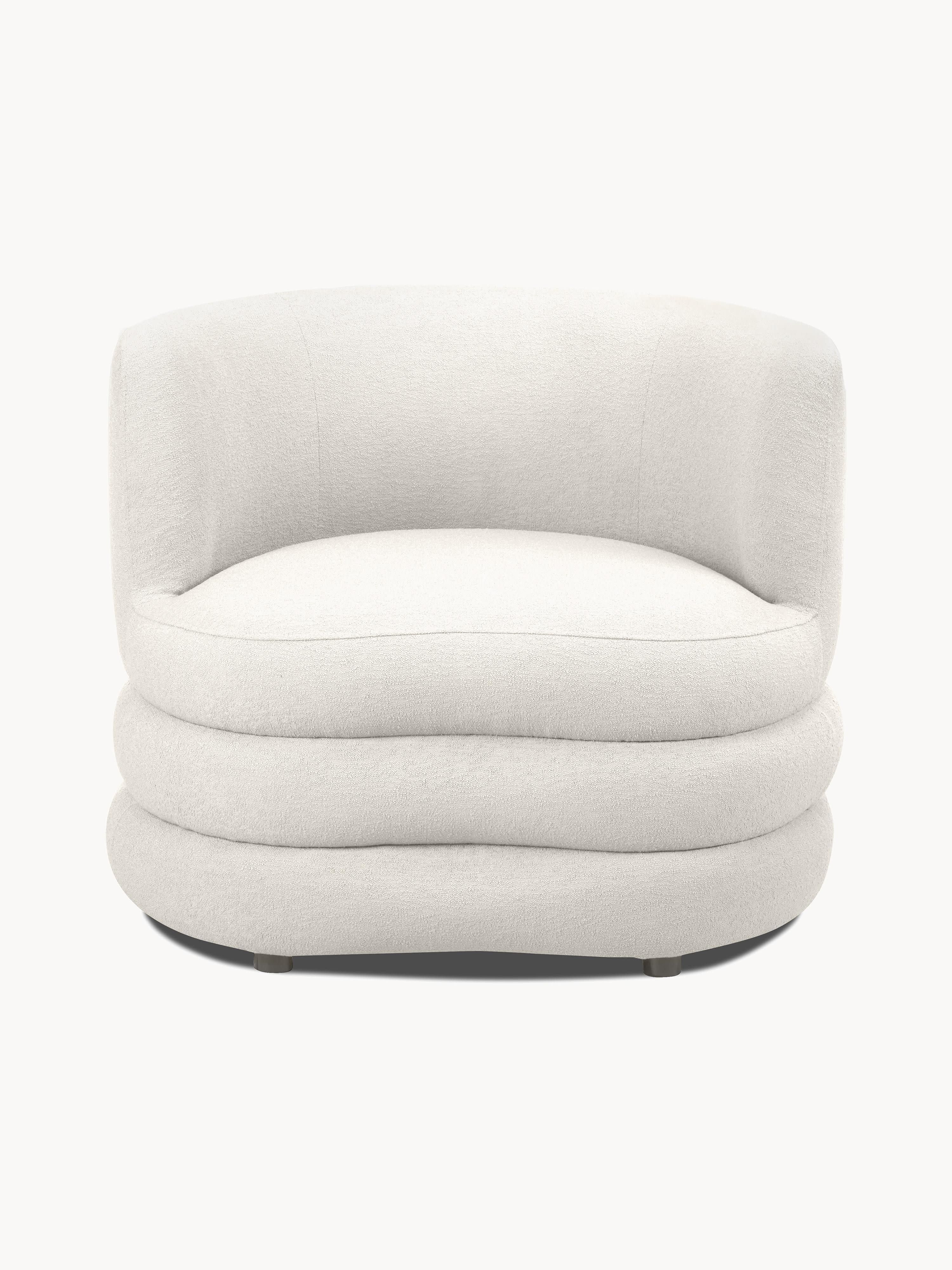 Designer Bouclé-Sessel Solomon