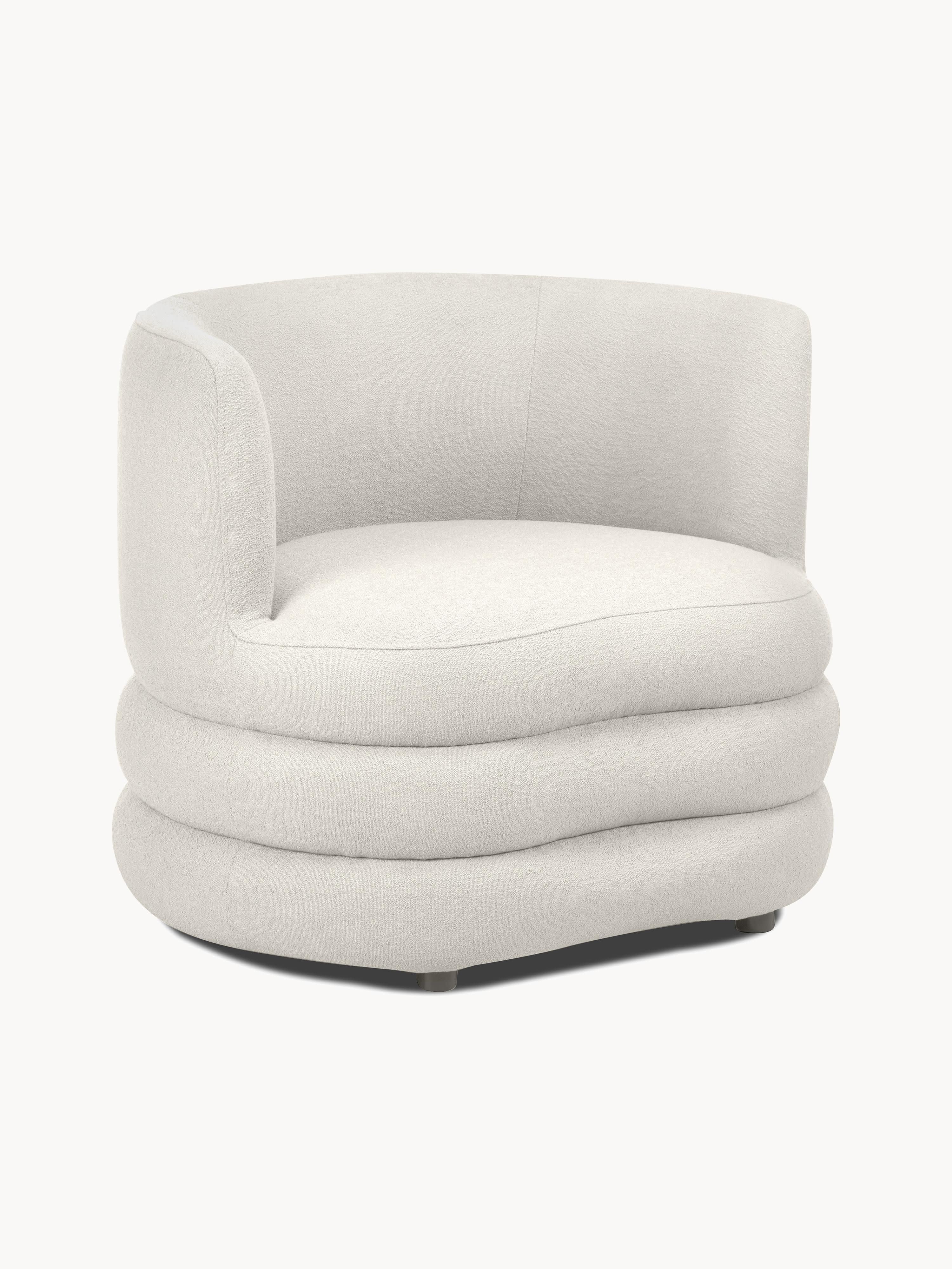 Galeriebild 1 - Designer Bouclé-Sessel Solomon