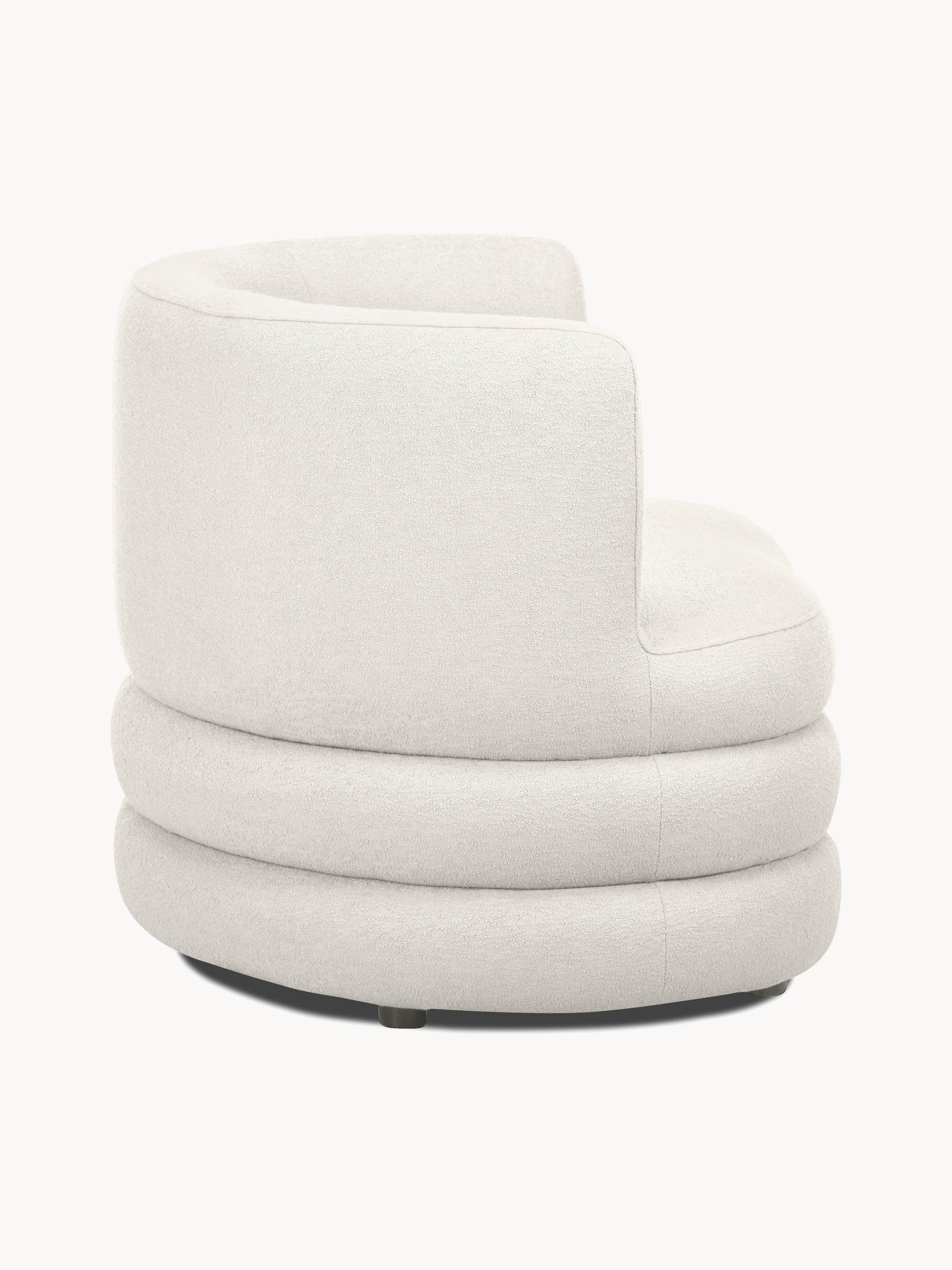 Designer Bouclé-Sessel Solomon