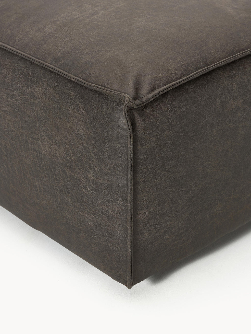 Sofa-Hocker Lennon aus Leder
