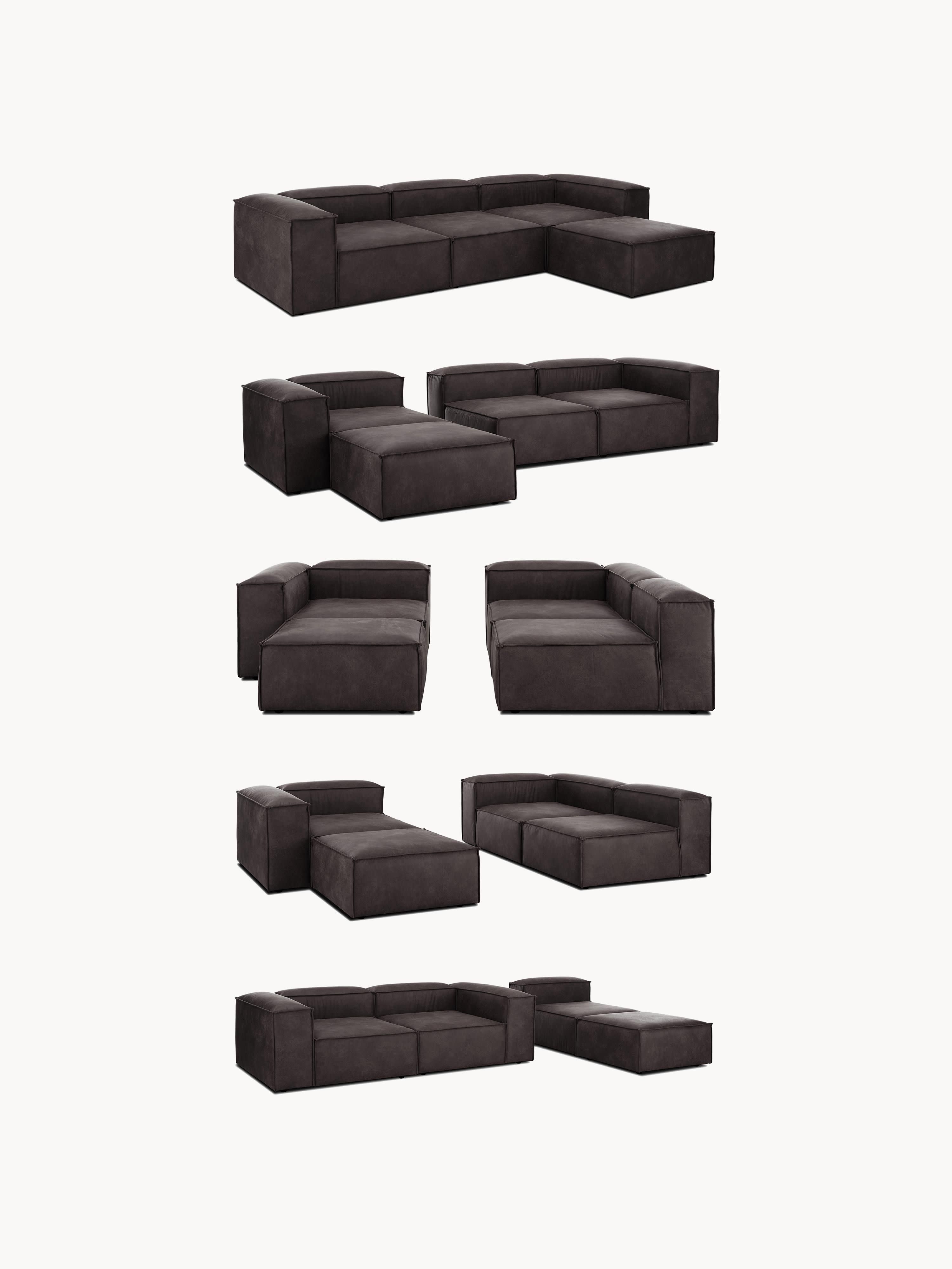 Sofa-Hocker Lennon aus Leder