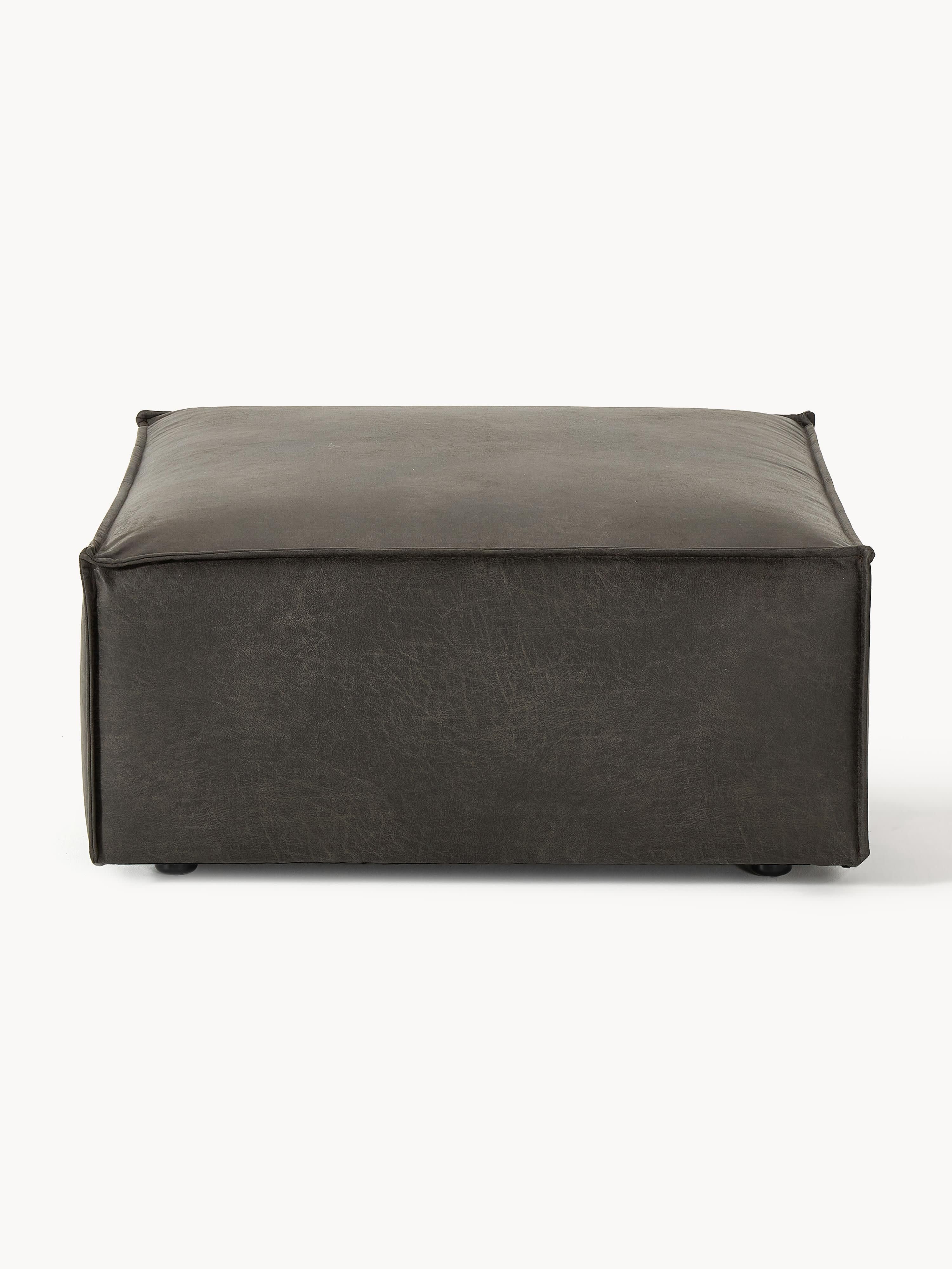Sofa-Hocker Lennon aus Leder