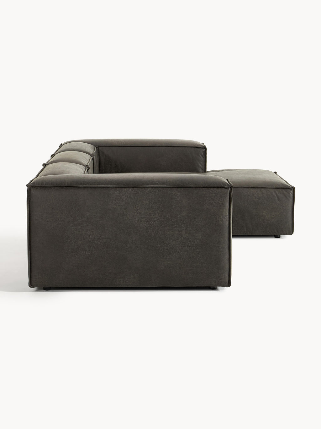 Modulares Ecksofa Lennon (4-Sitzer) aus Leder
