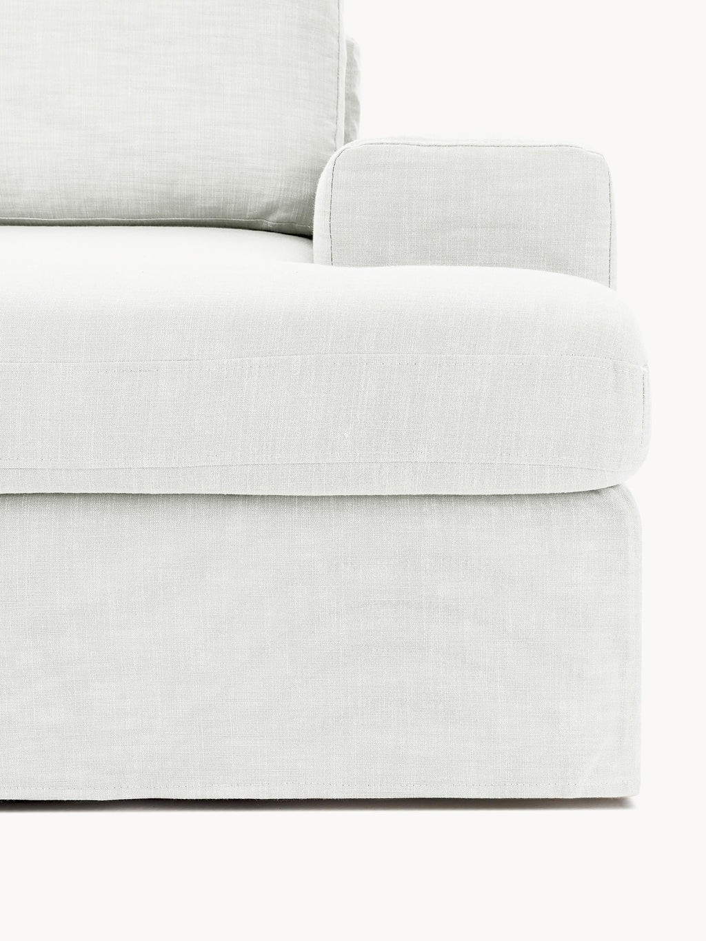 Modulares Sofa Russell (4-Sitzer) mit Hocker (links/rechts)
