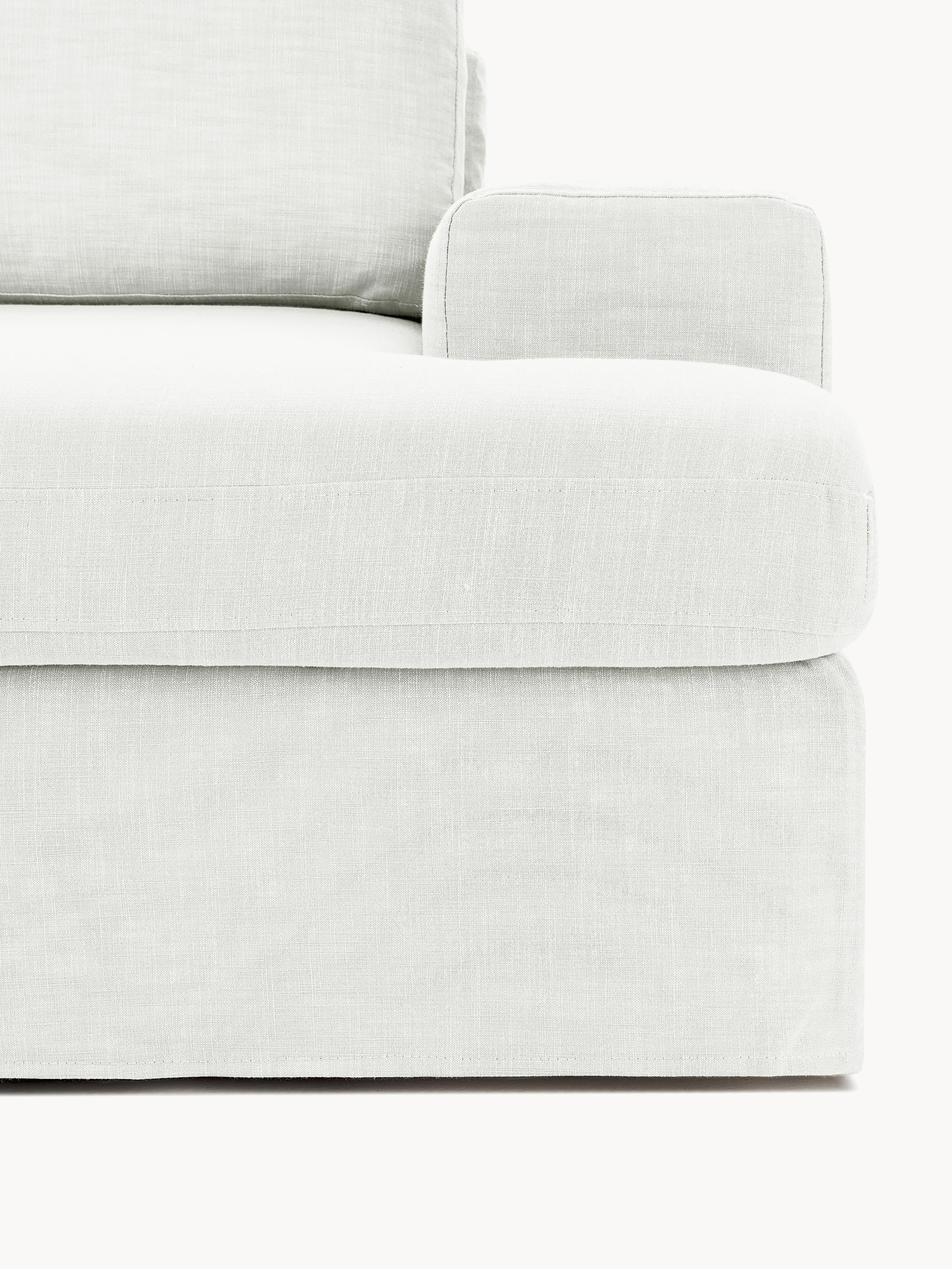 Modulares Sofa Russell (4-Sitzer) mit Hocker (links/rechts)