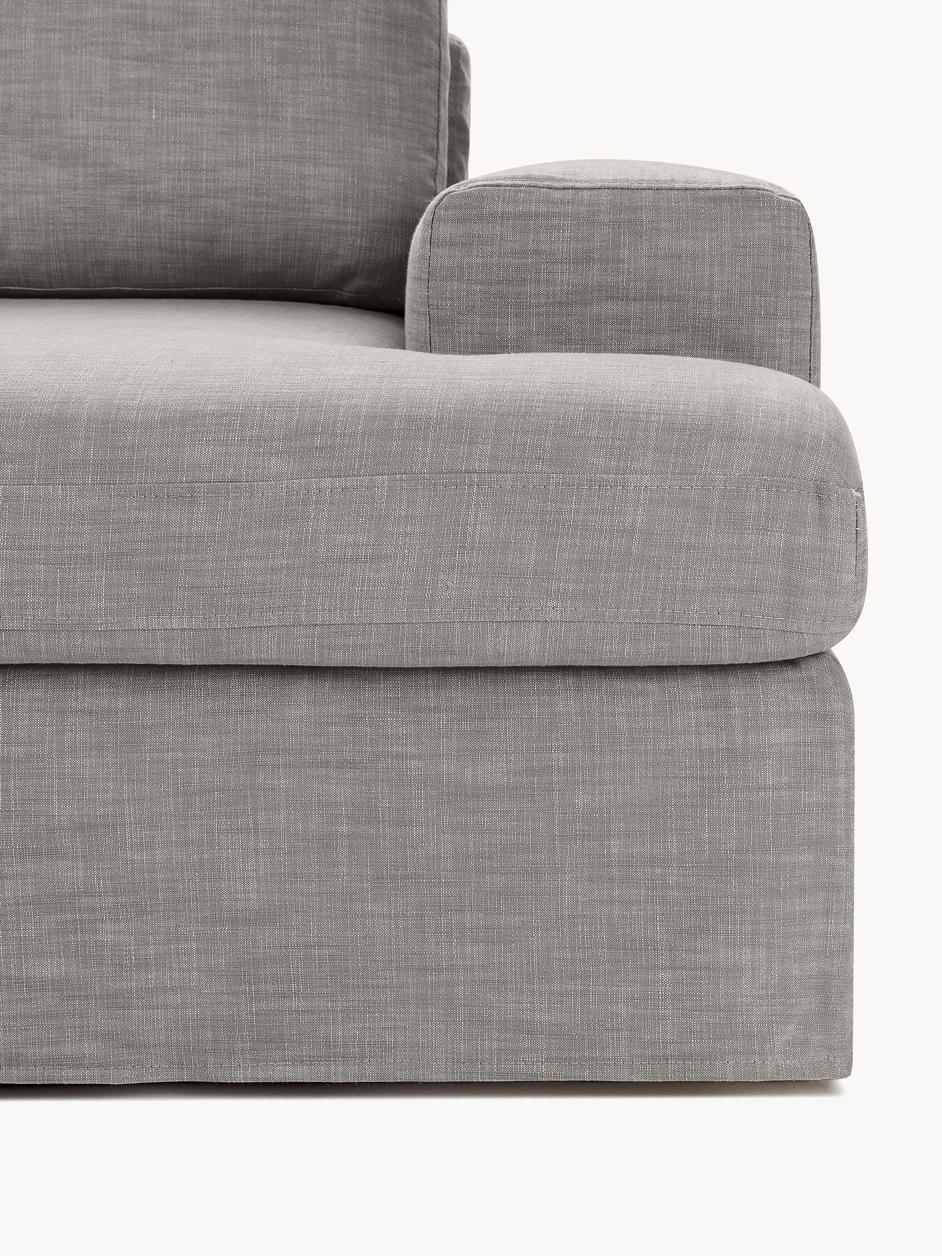 Modulares Sofa Russell (4-Sitzer) mit Hocker (links/rechts)