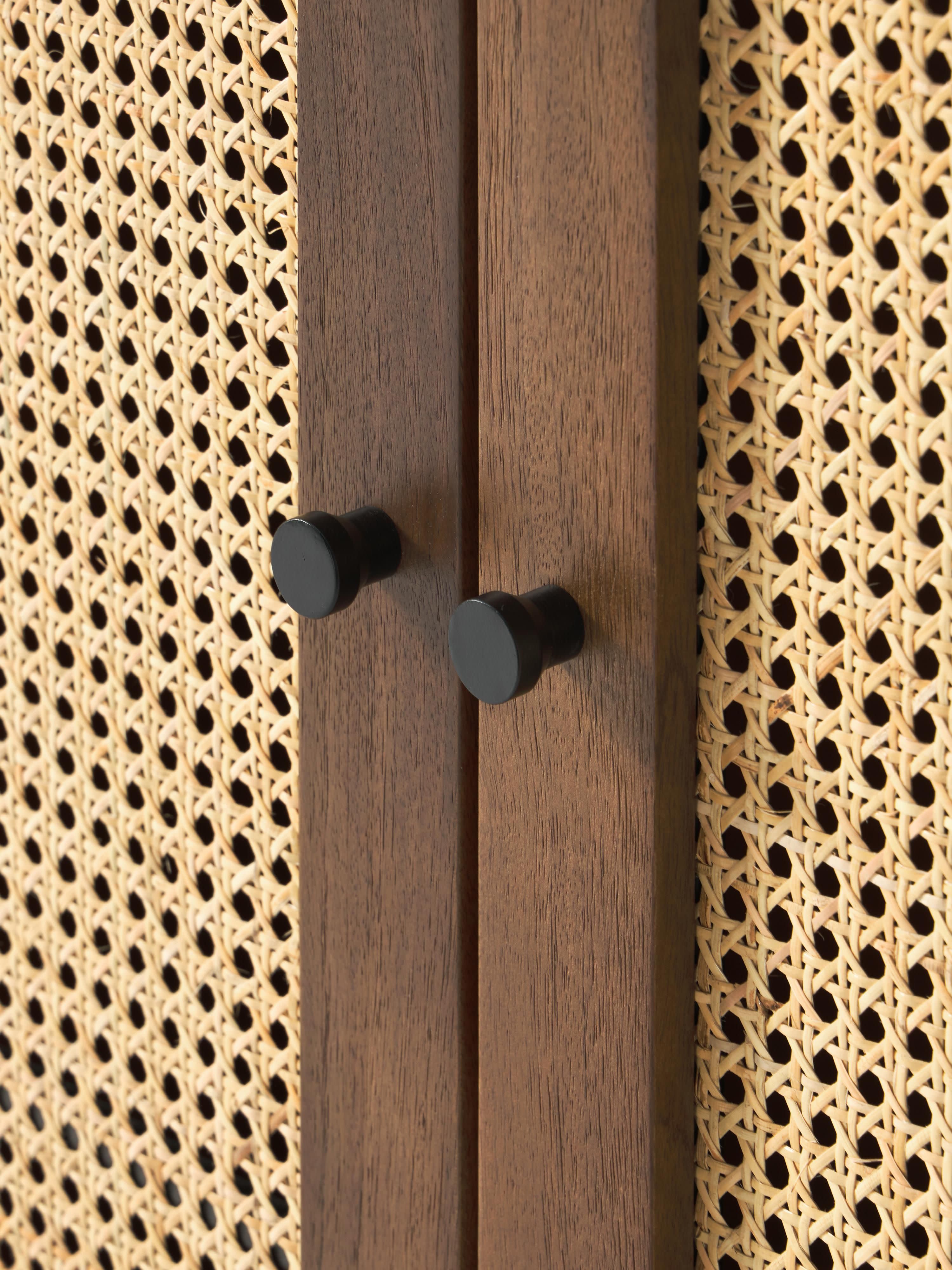 Highboard Vienna mit Wiener Geflecht