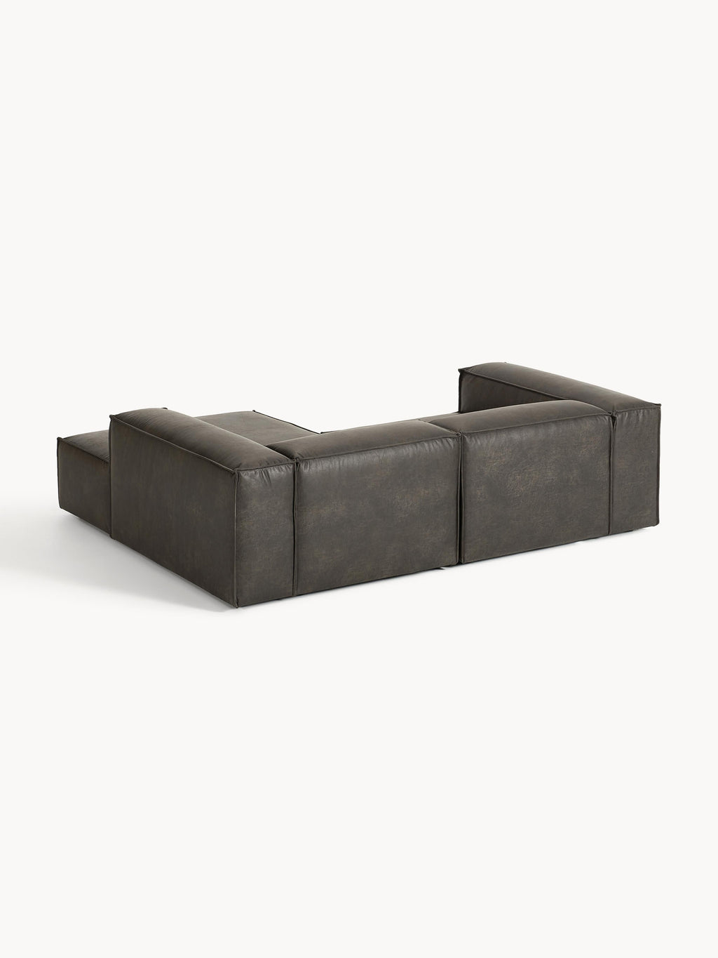 Modulares Ecksofa Lennon (2-Sitzer) aus Leder