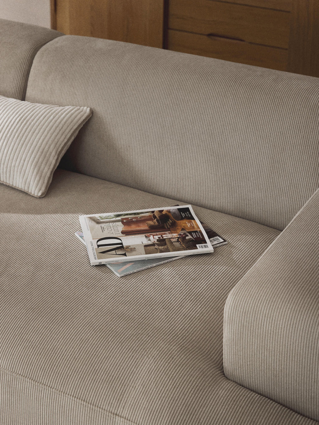 Cord-Sofa Melva (3-Sitzer)